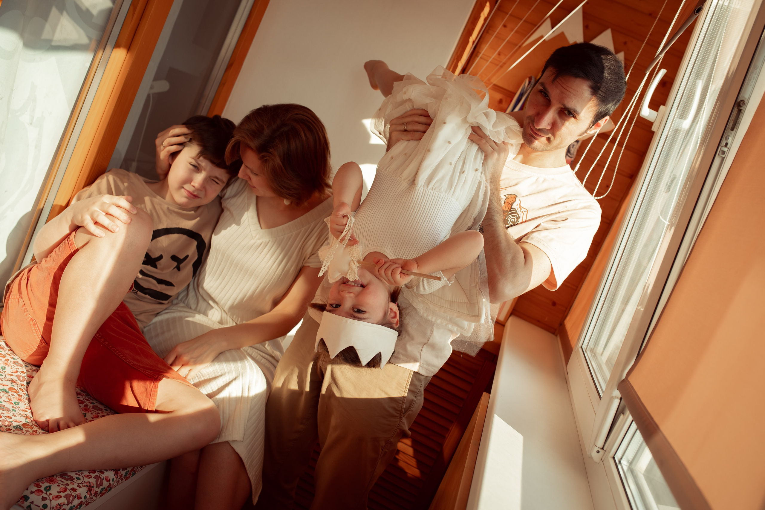 Александра, Максим, Евгений и Ксюша. Семейный и детский фотограф в Москве Дорогова Екатерина