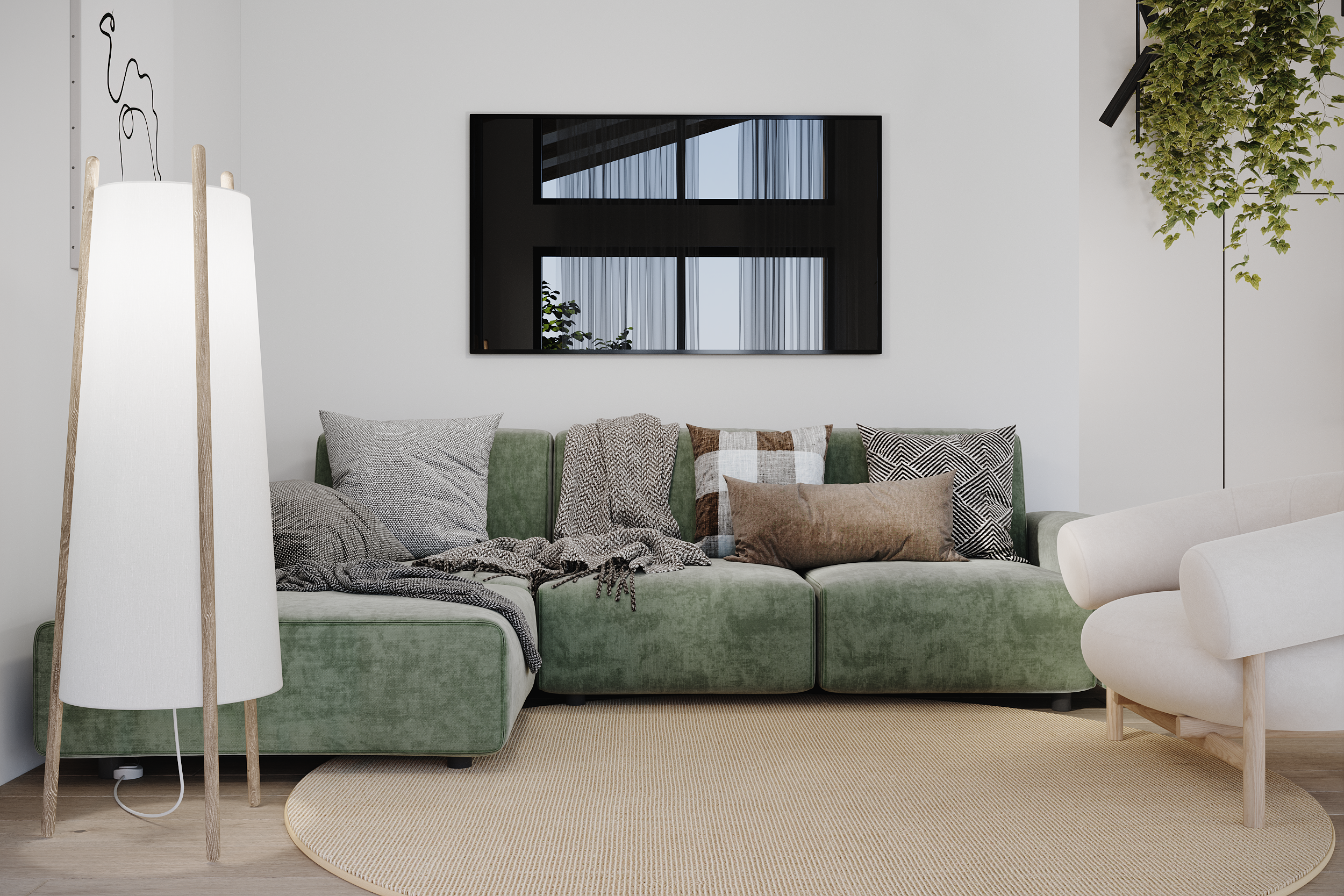 Интерьер загородного дома. Студия 3d визуализации Arcviz