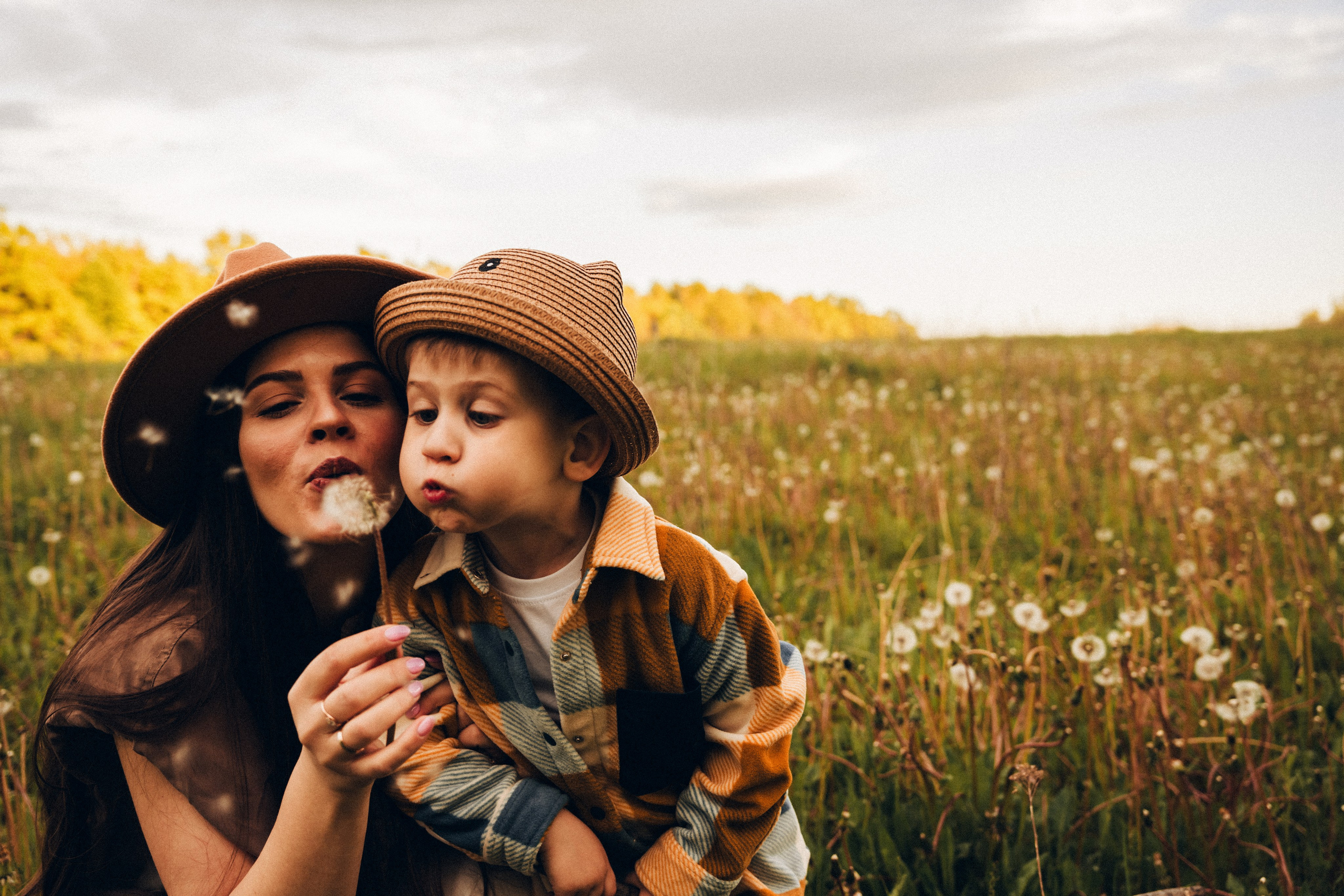 Семейная съемка на закате