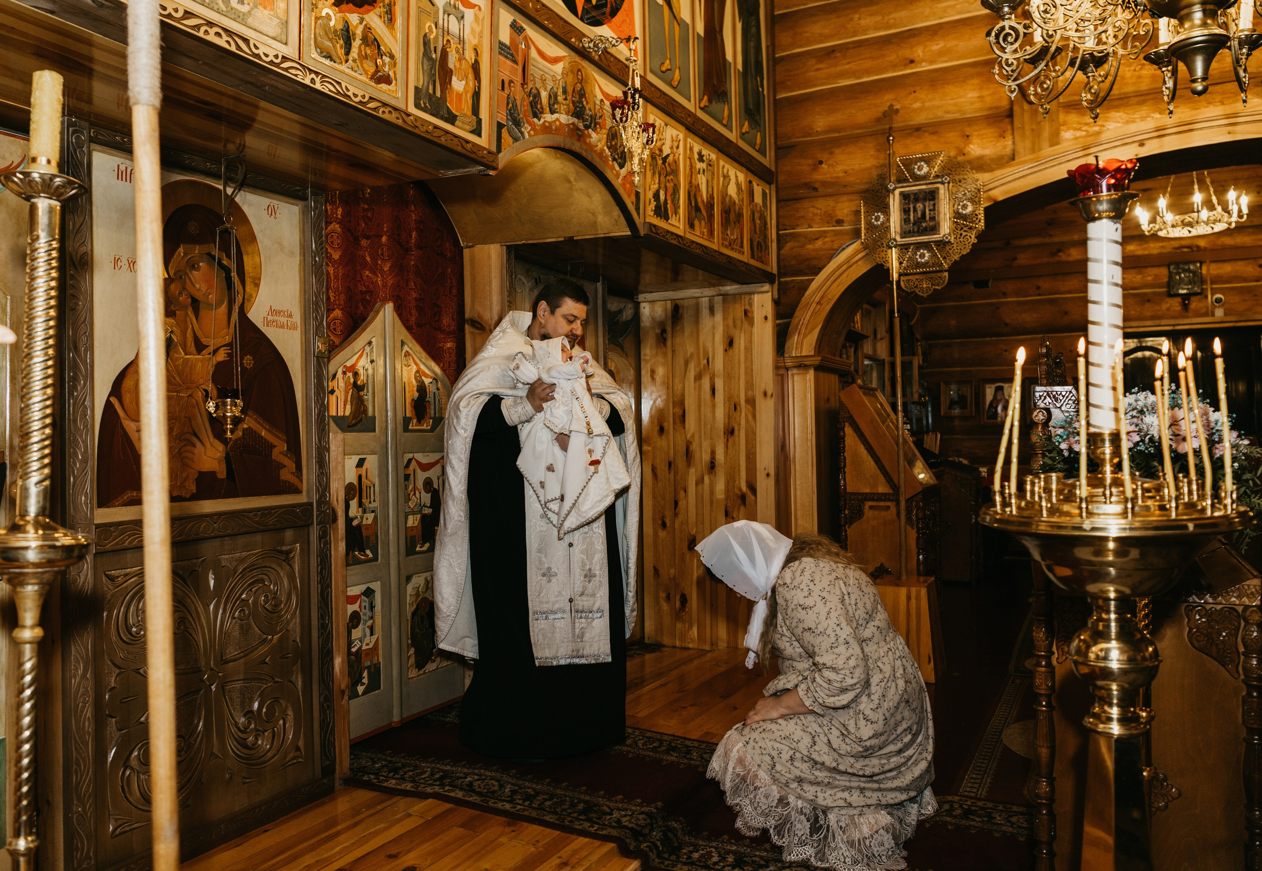 Крещение Елизаветы. Фотограф на выписку из роддома в Москве и МО