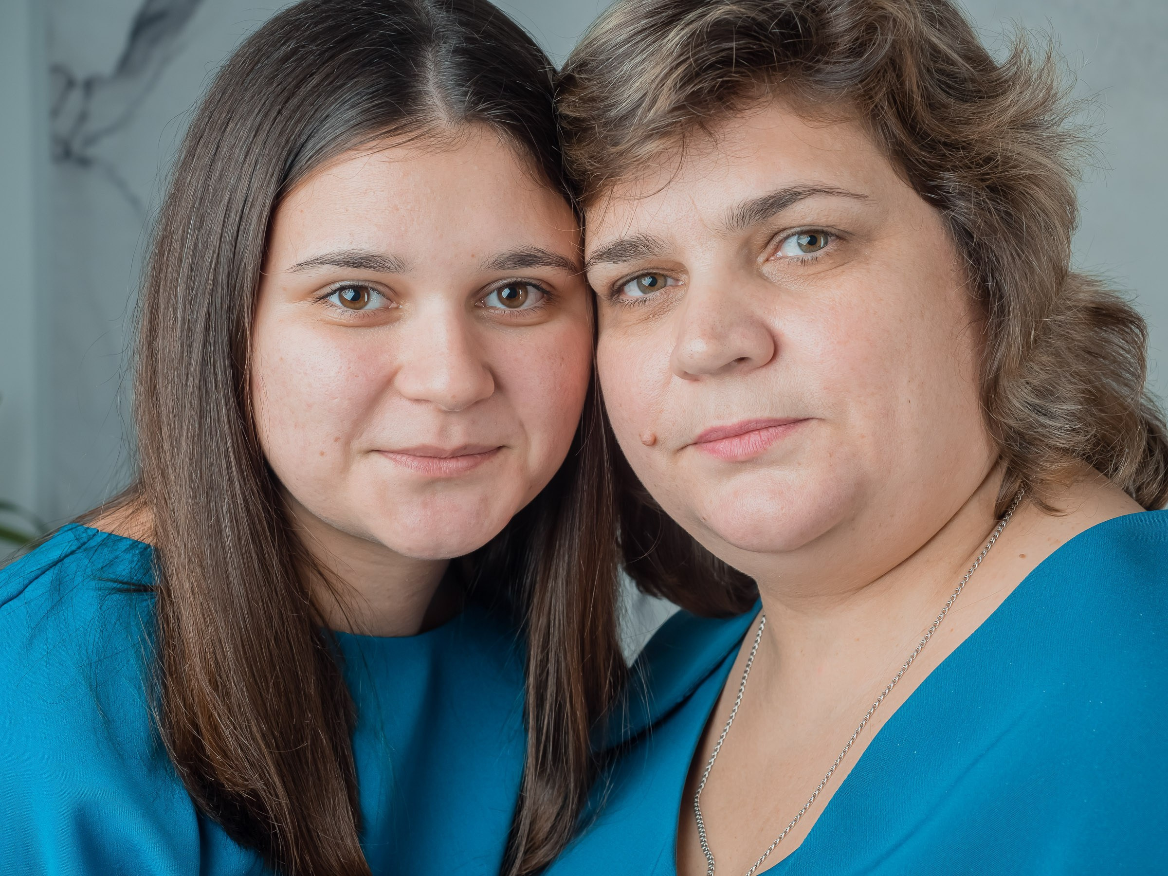 семейная новогодняя фотосессия в студии