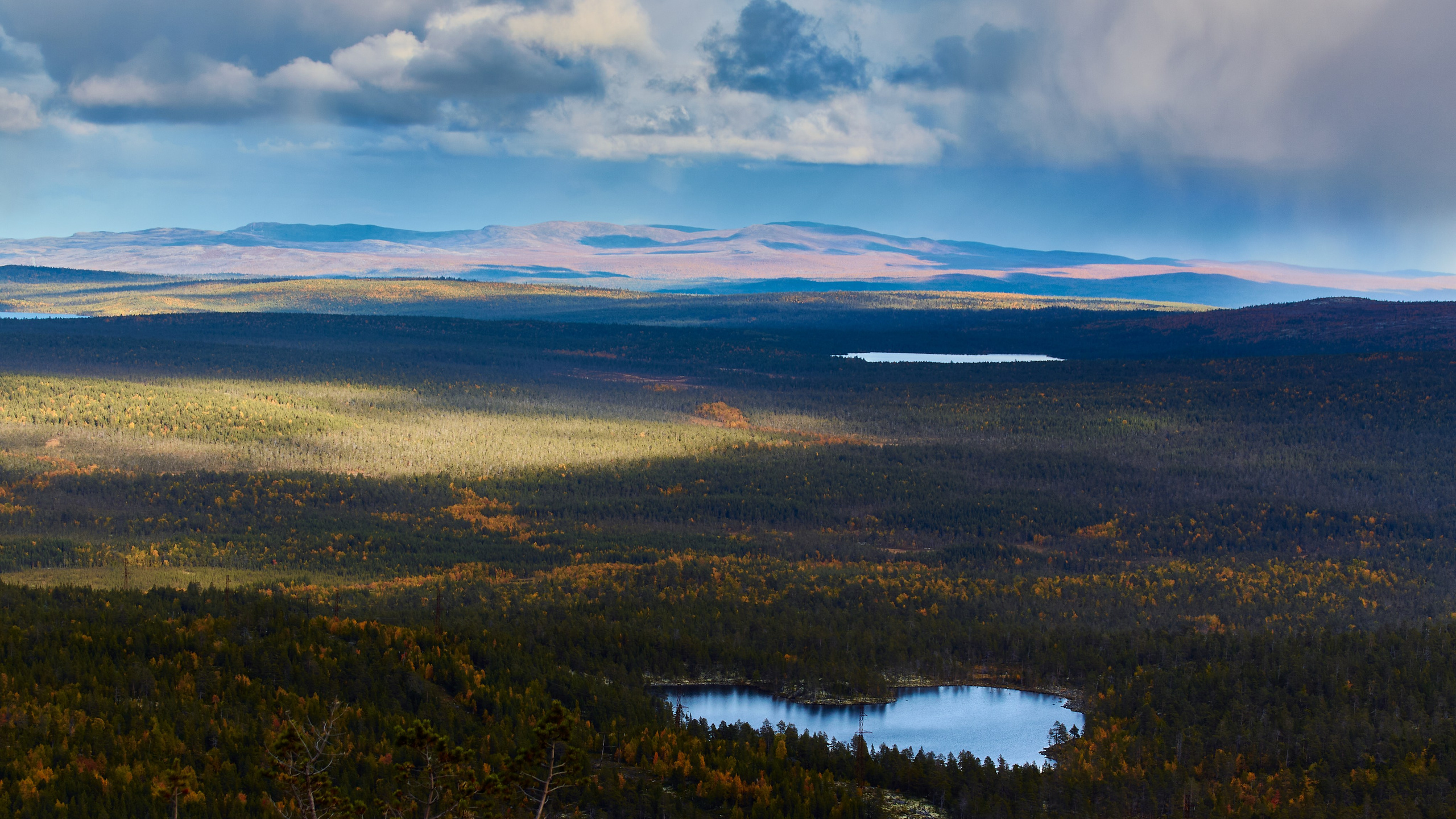 Тундра Лес и Сопки. Пейзажи Крайнего Севера. Баренцево море, Рыбачий, Средний, Немецкий