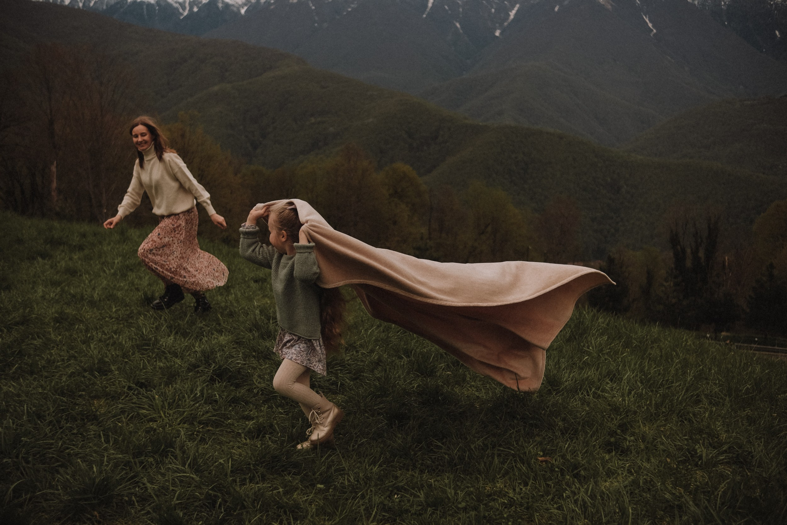 Семья Есении и Эмилии. Семейный фотограф Москва