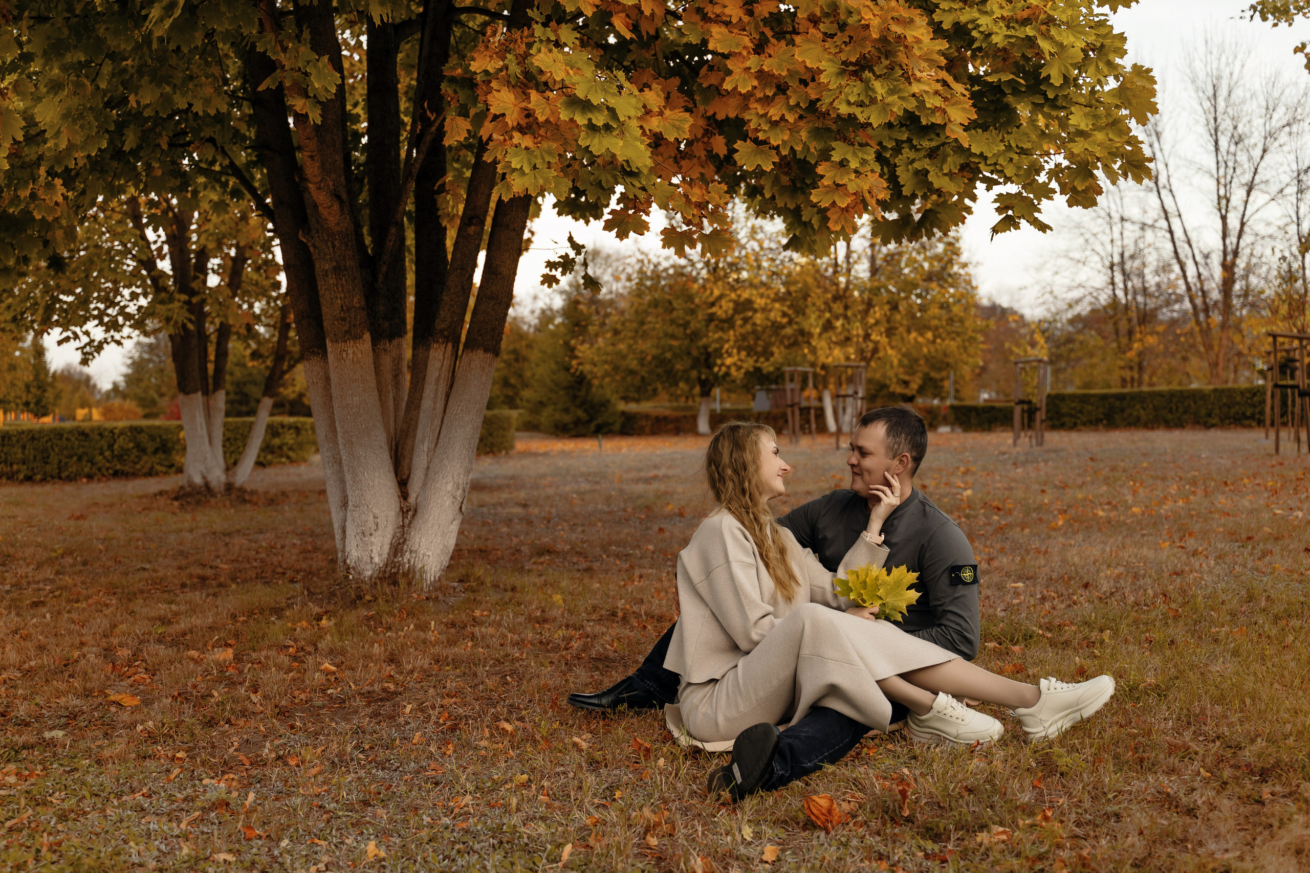 Осенняя фотосессия в стиле Love Story. Семейный фотограф в Белгороде Амелина Алина