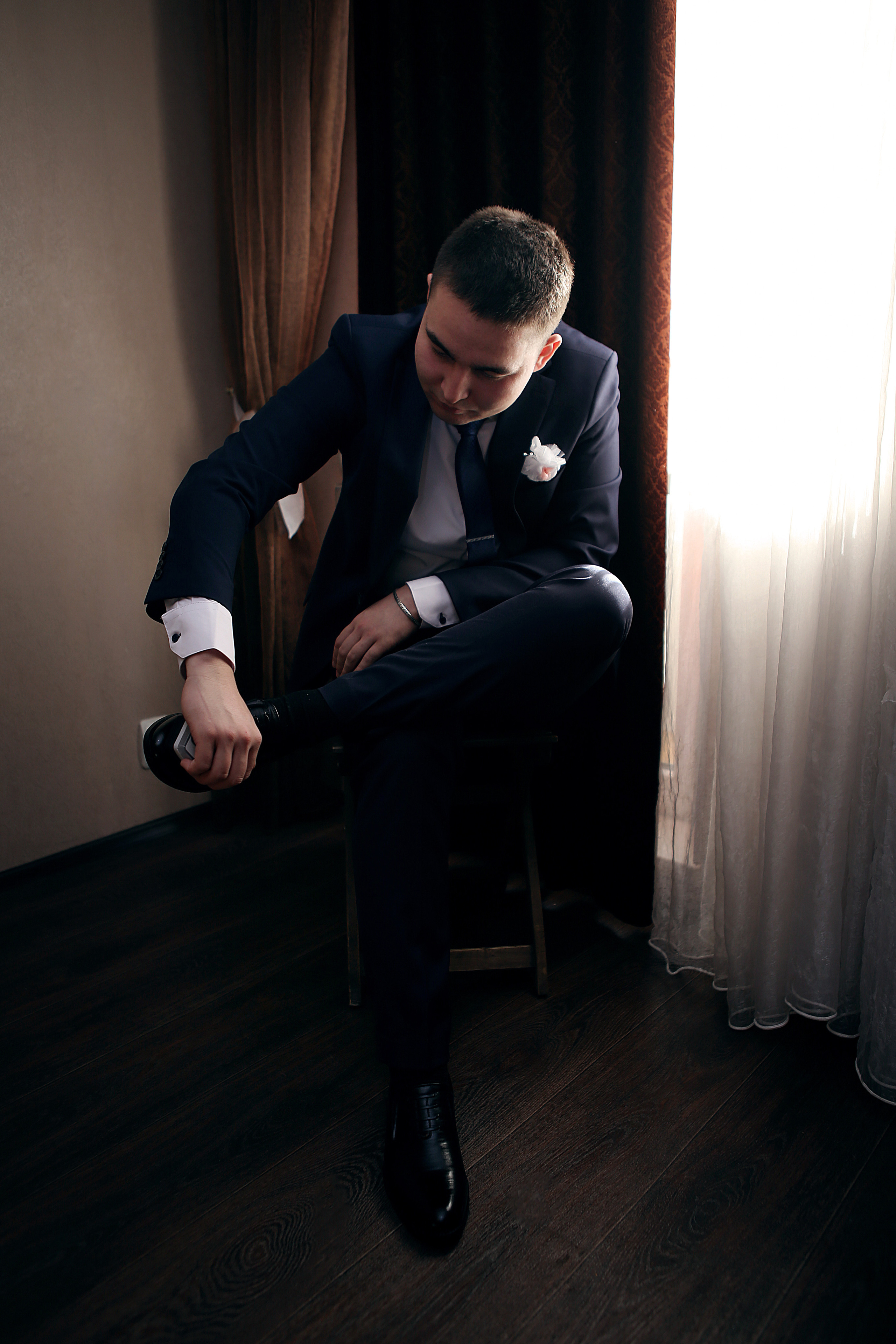 Свадьба: Татьяна и Эдуард (Сборы жениха). Свадебный и предметный фотограф Ренат Каламперов