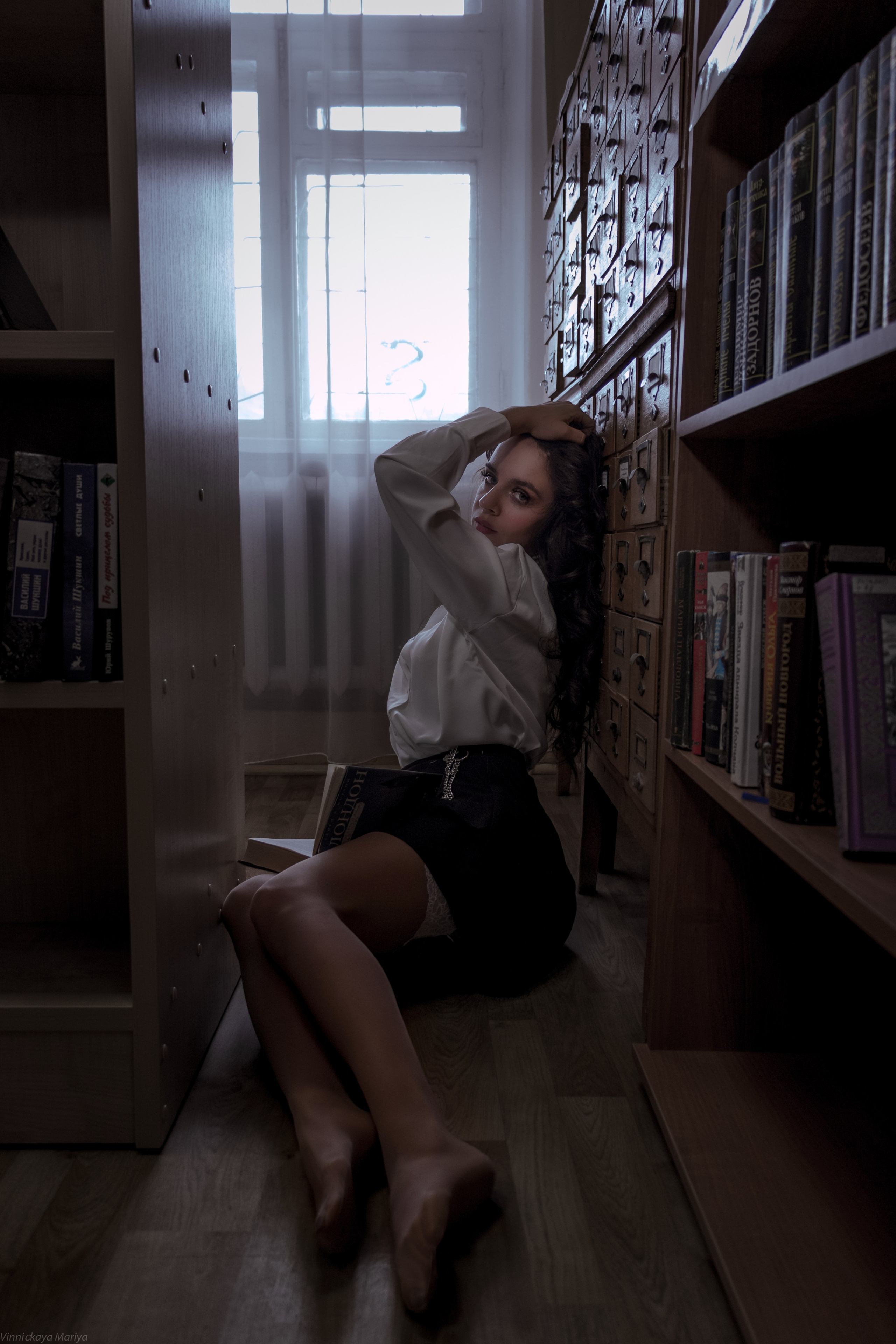 Нина . Библиотека. Фотограф Мария Винницкая