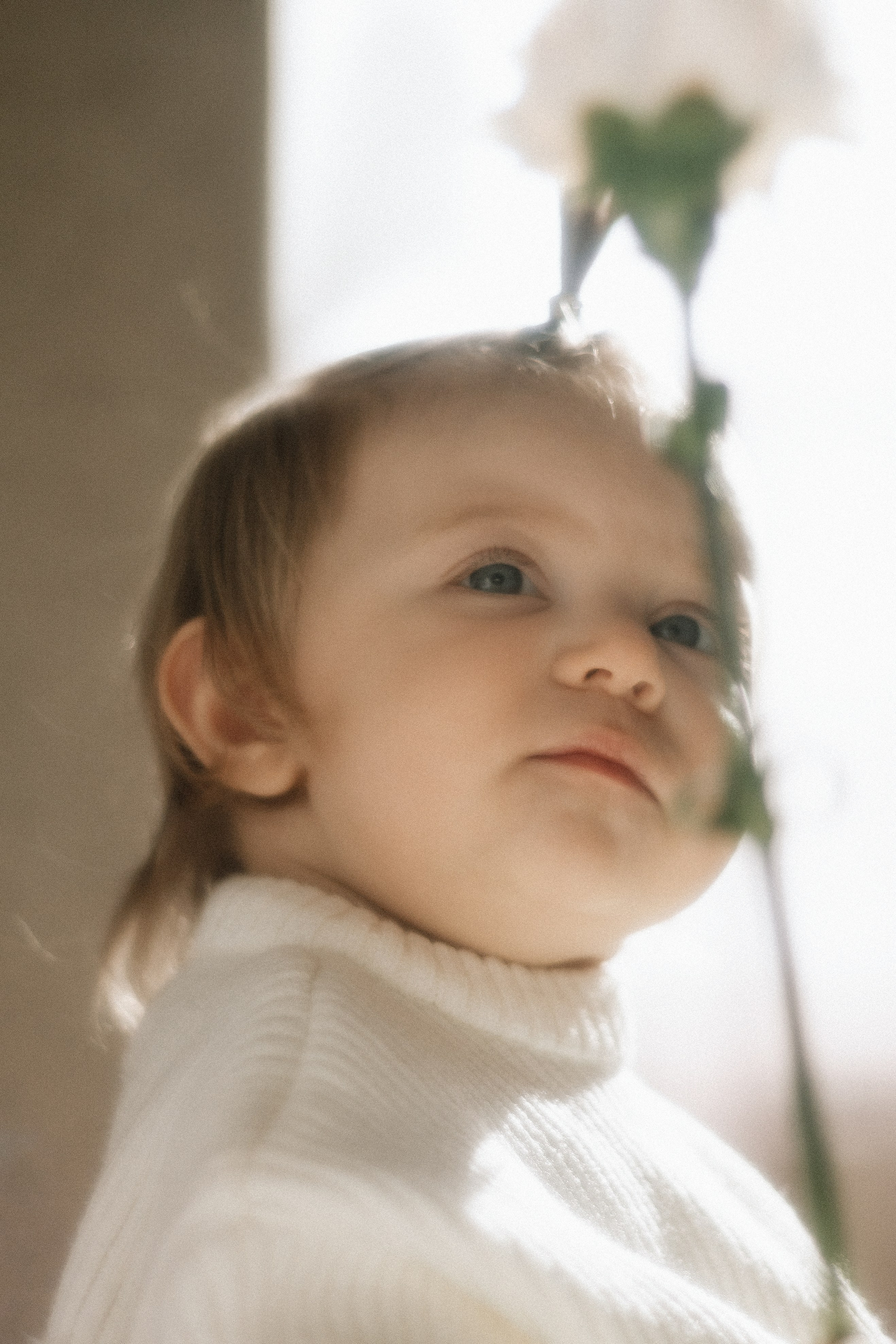 Маленькая София в цветах и лучах декабрьского солнышка. Фотограф в Крыму | Виктория Нотевская