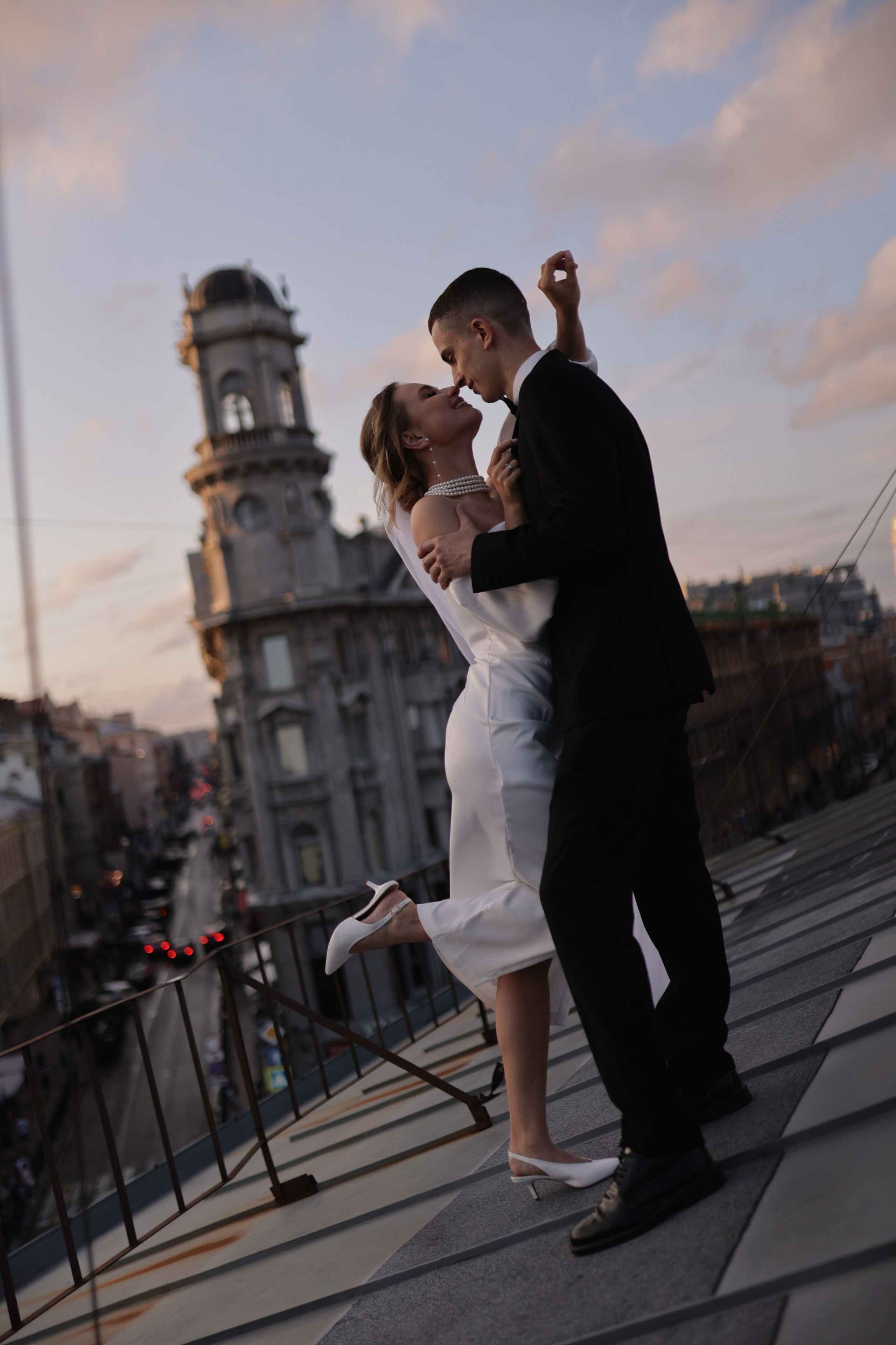 Крыши Петербурга. Свадебный фотограф в Москве и Санкт- Петербурге Алина Сараева