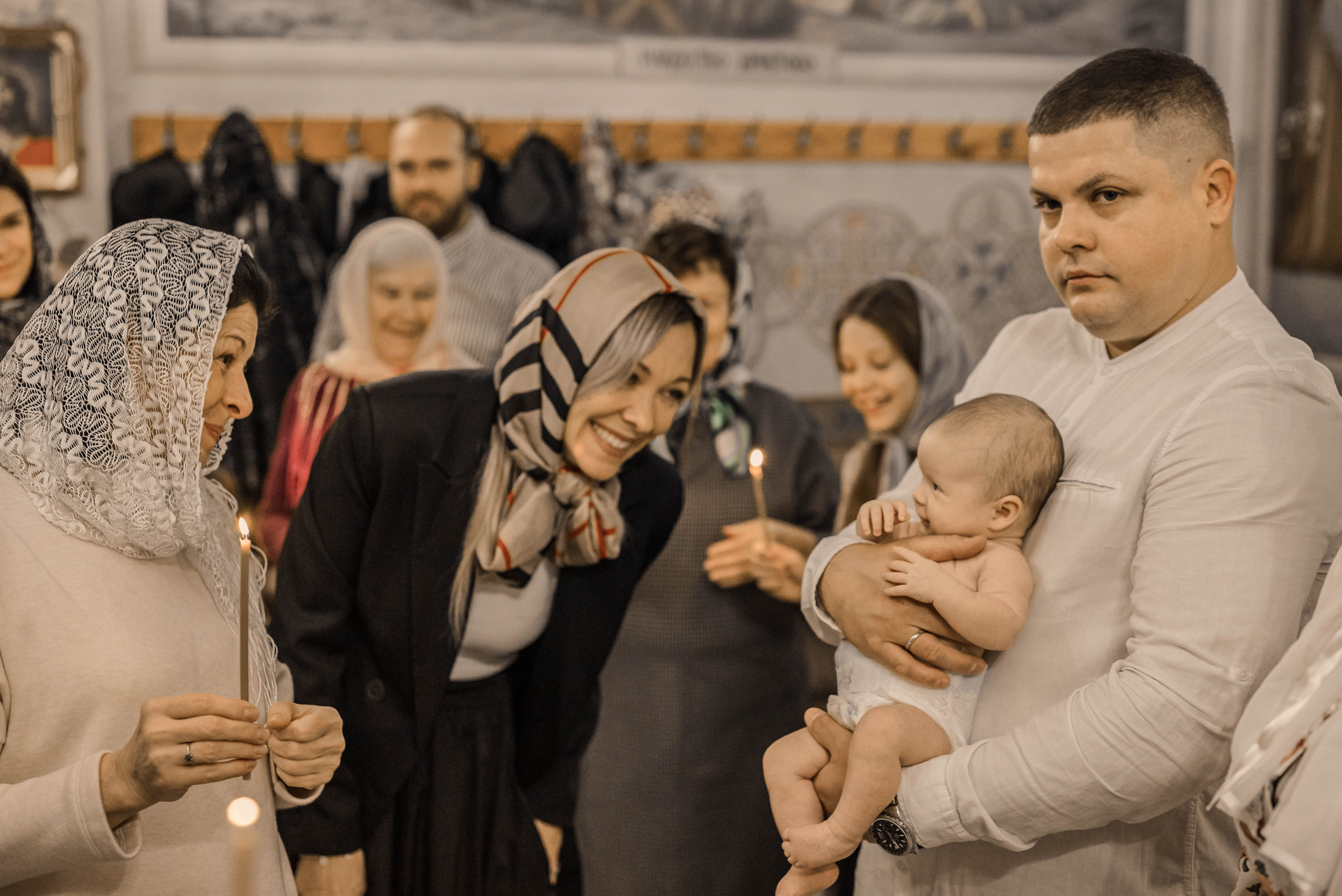 Крещение (мама Регина). Семейный и детский фотограф Москва