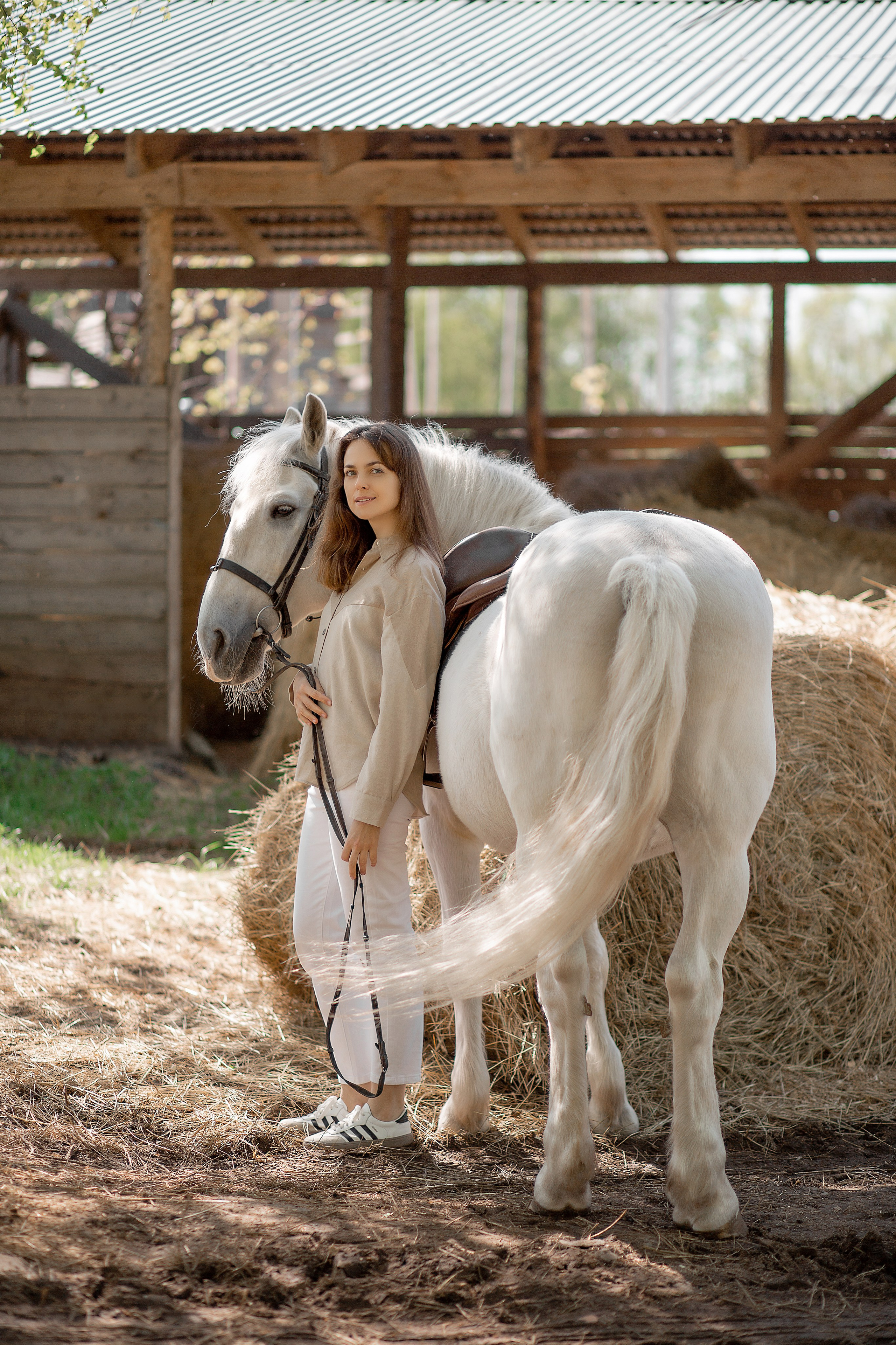 Фотосессия Марии с Воробьем. Фотосессия с лошадьми в Нижнем Новгороде
