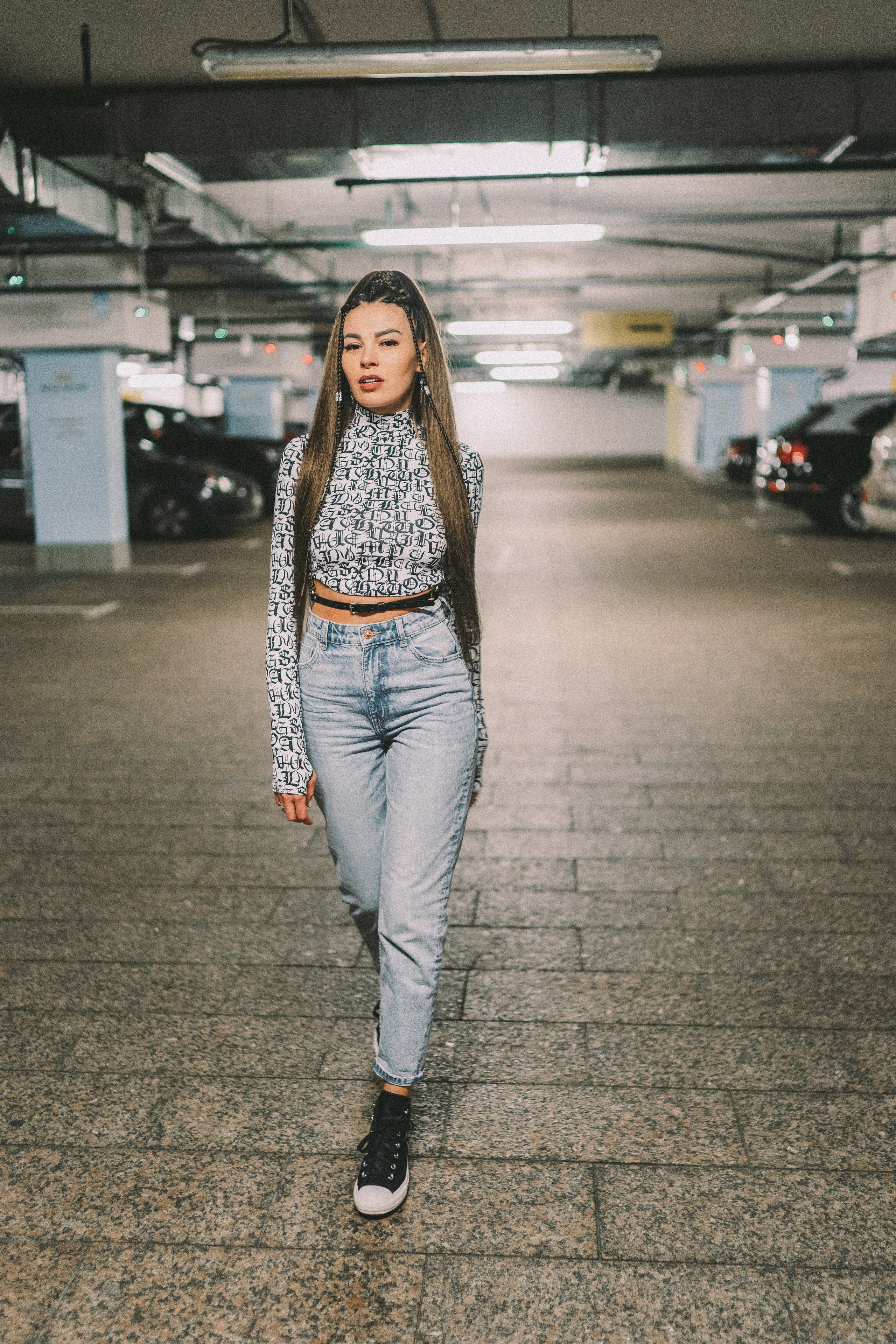 Venera in the parking. New York photographer RINAT SHAHMETOV in New York city