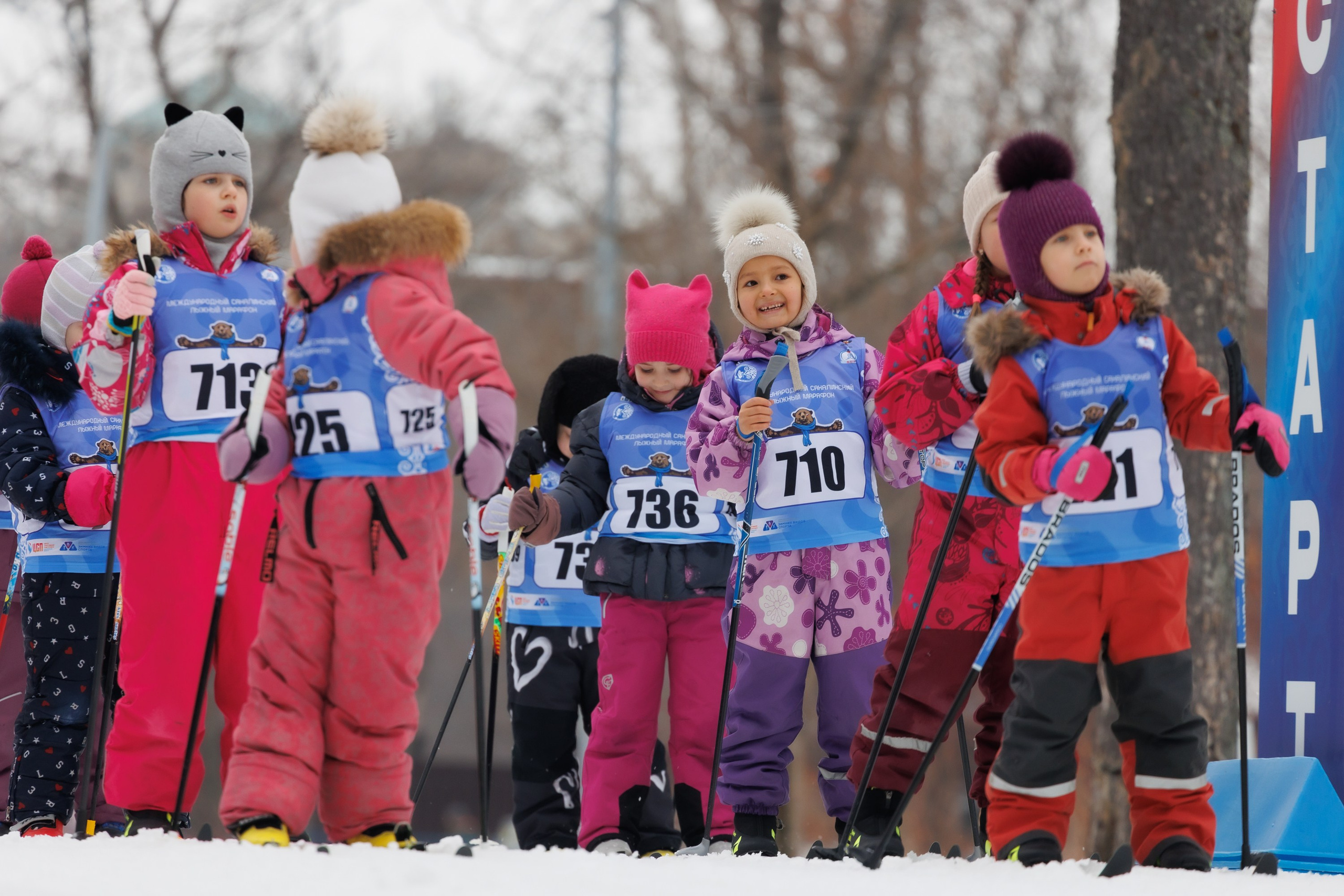 XXVII Сахалинский лыжный марафон. Фотограф Анастасия Зубкова