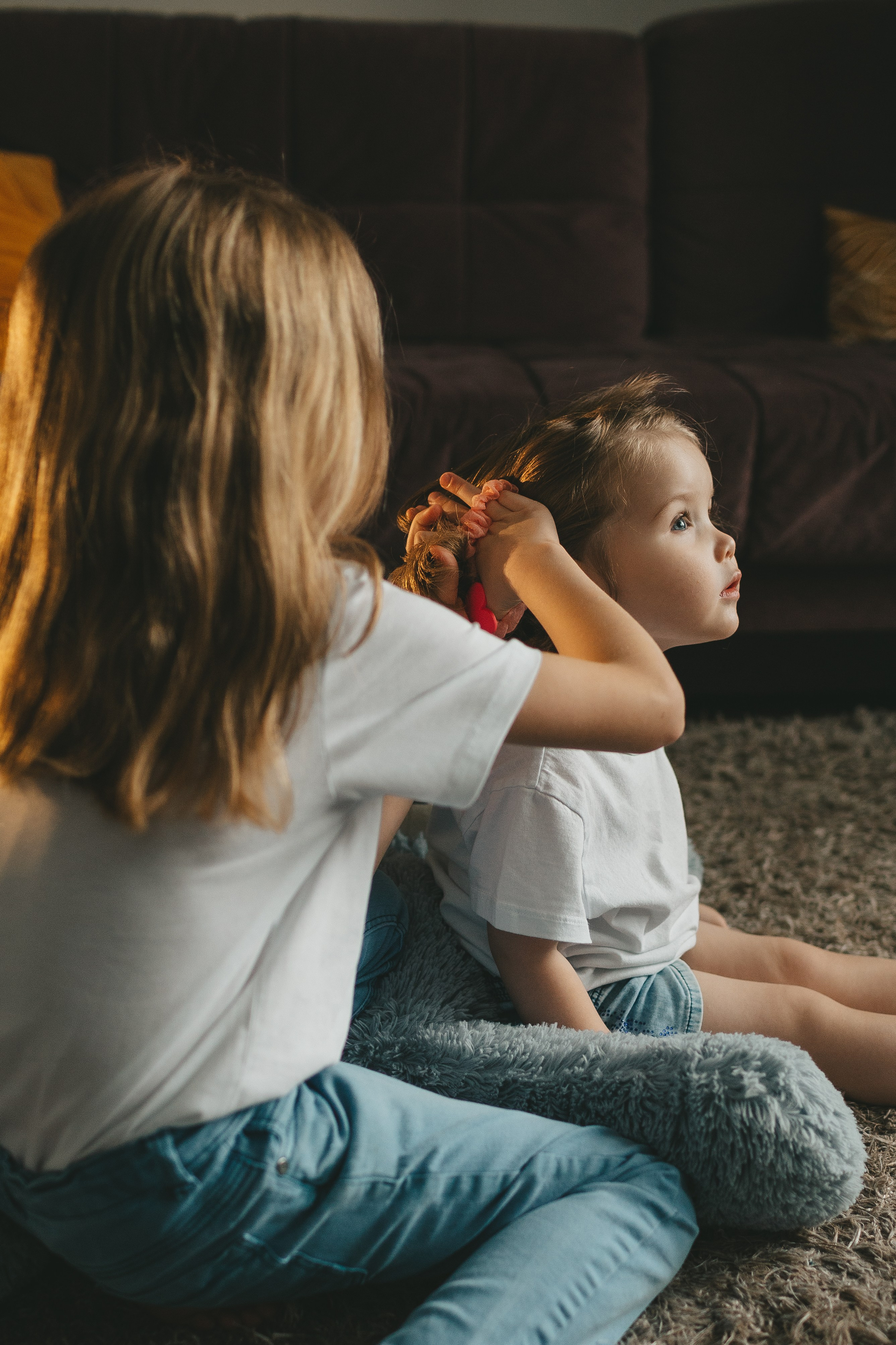 Семья Пети и Алёны (домашняя фотосессия). Семейный и детский фотограф и видеограф в Москве, Дрокина Наталья