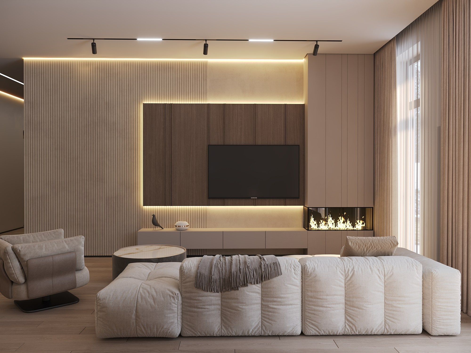 Загородный дом 191,6 м². БК студия дизайна интерьера