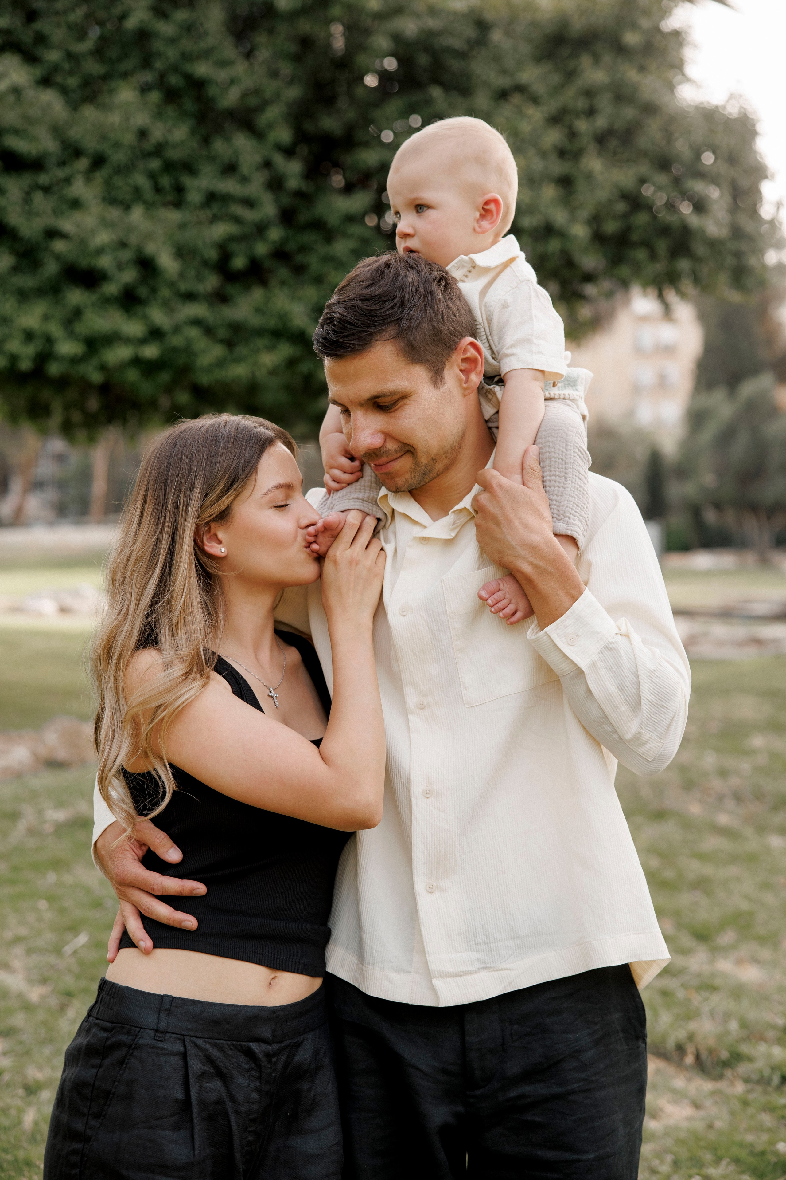 One year old at home. Wedding and family photographer