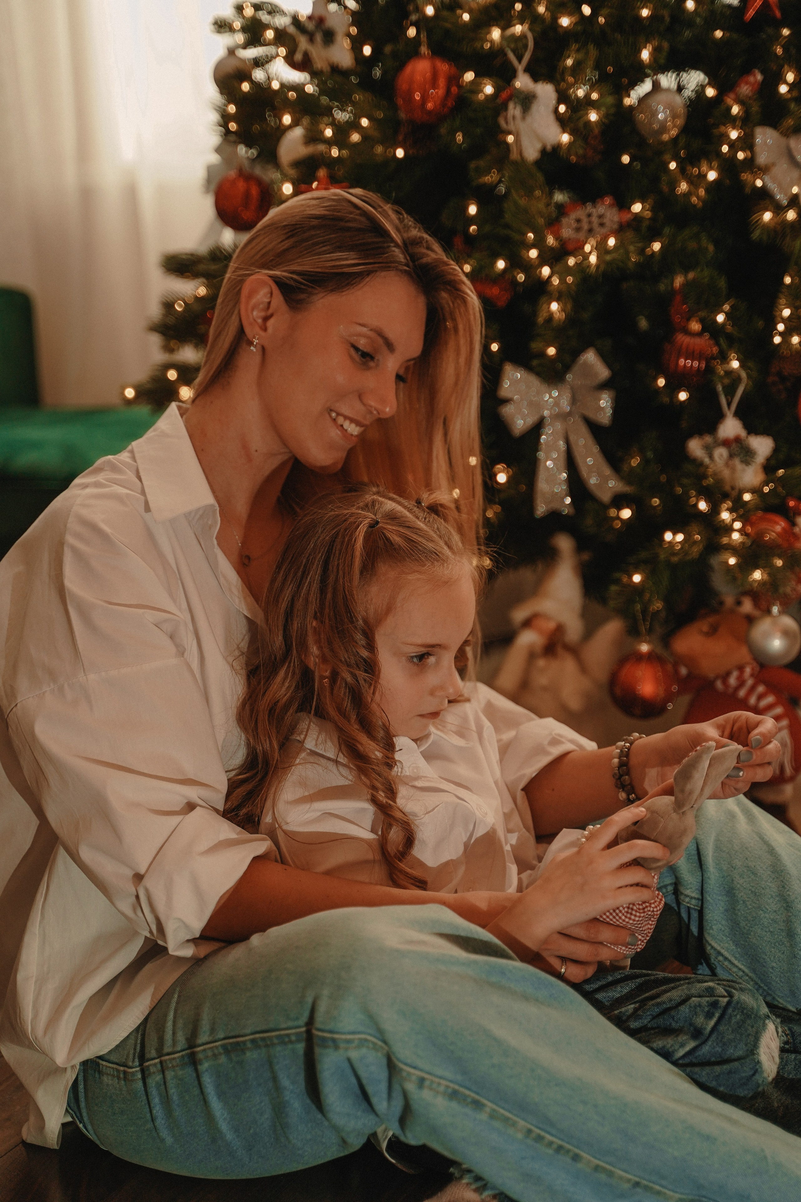 Домашняя Новогодняя фотосессия. Семейный и женский фотограф в Краснодаре Анастасия Приймак