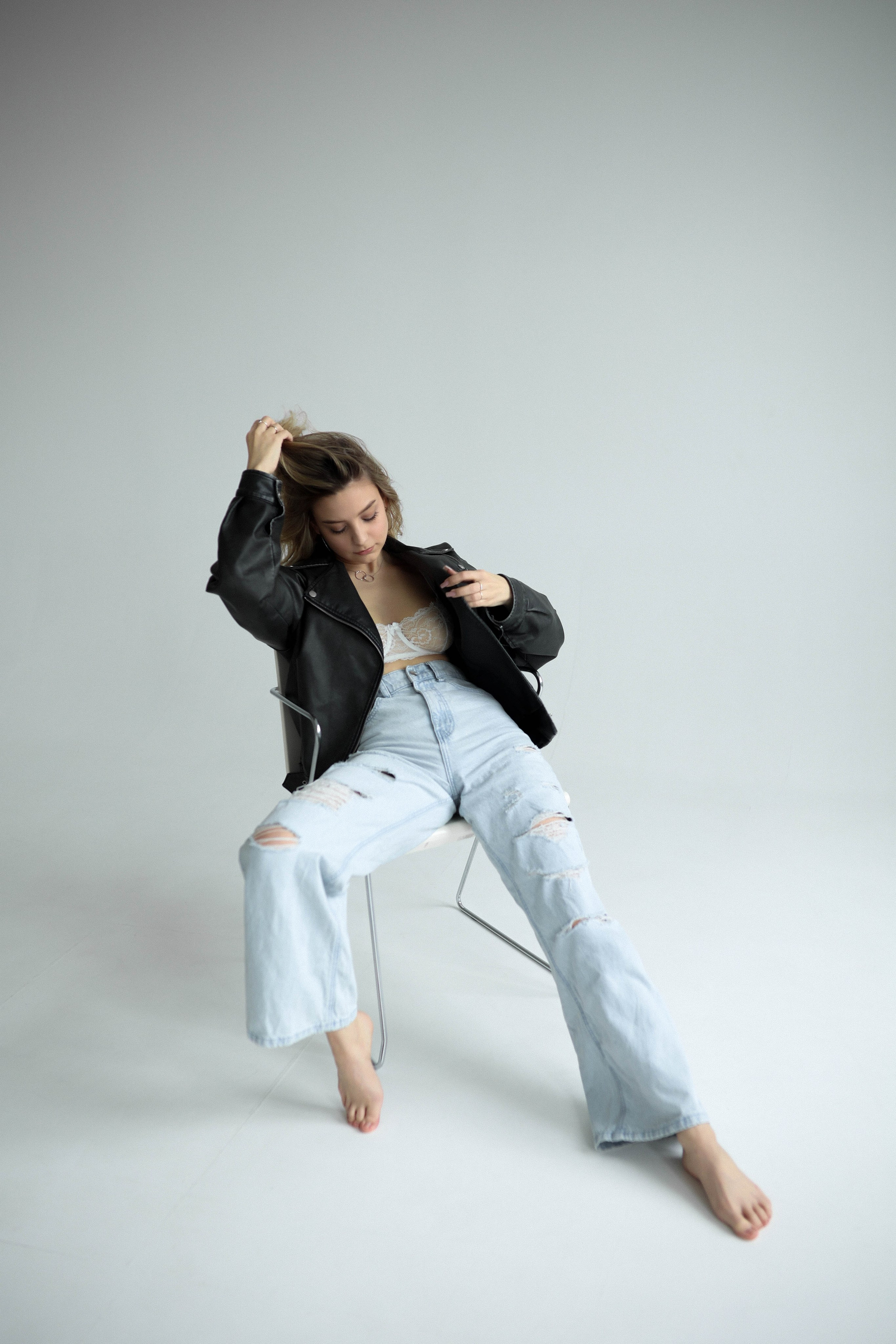 Фотосъемка для Юли в студии. Фотограф Самара Лена Мандарин