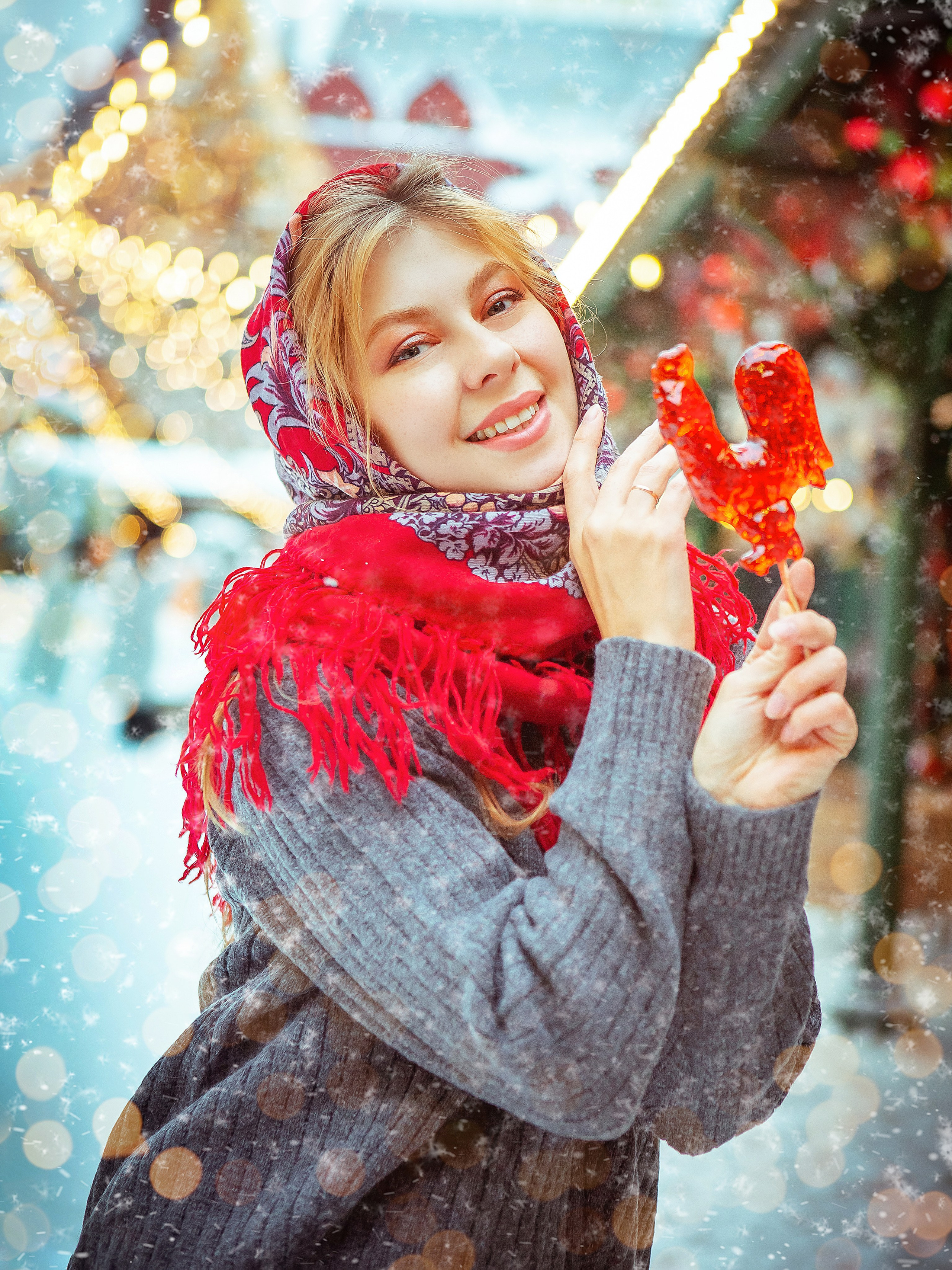 Новогодняя Москва. Алиса. Фотограф Мария Кольцова