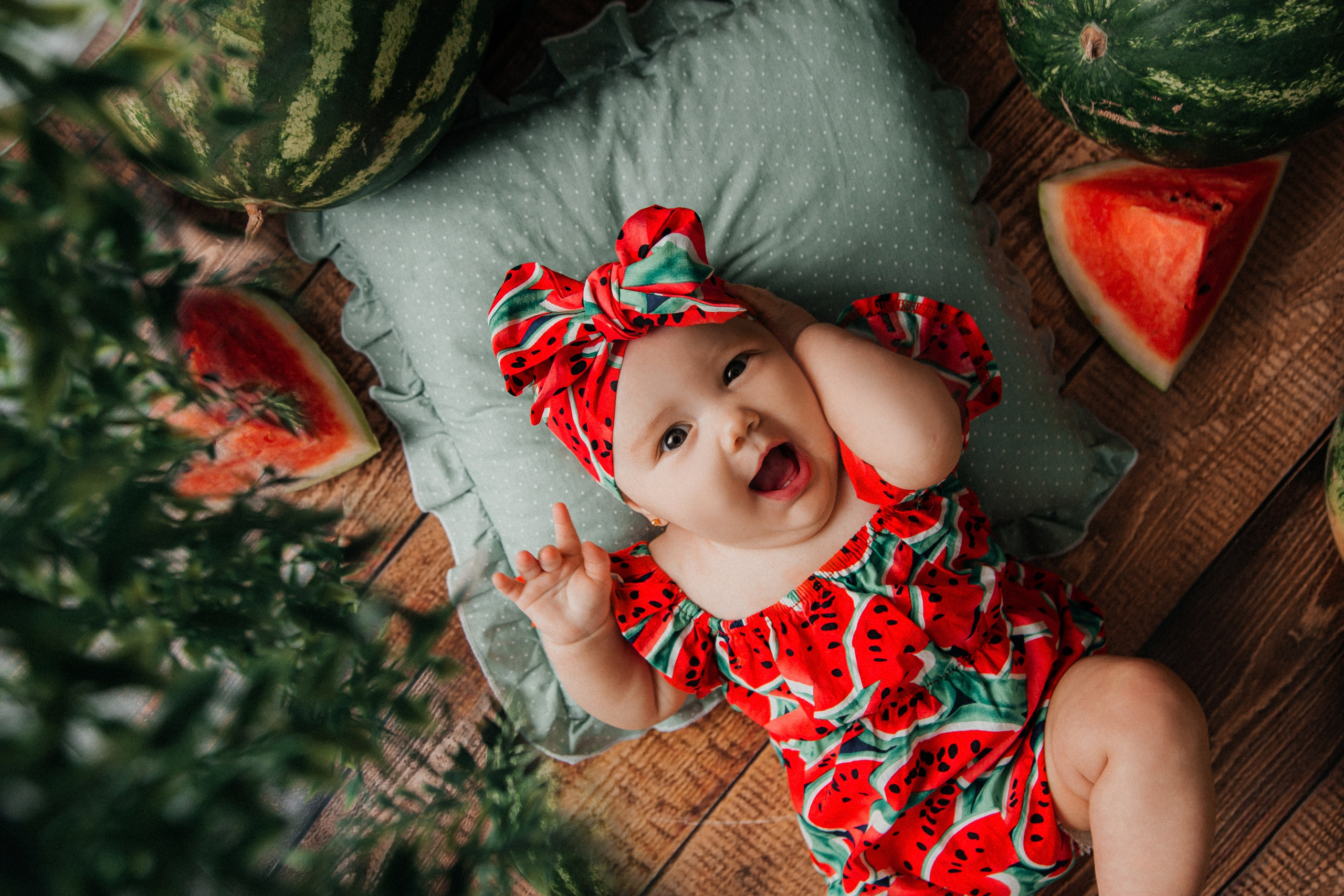 Арбузы. Фотограф новорождённых Екатерина Боброва. Ульяновск