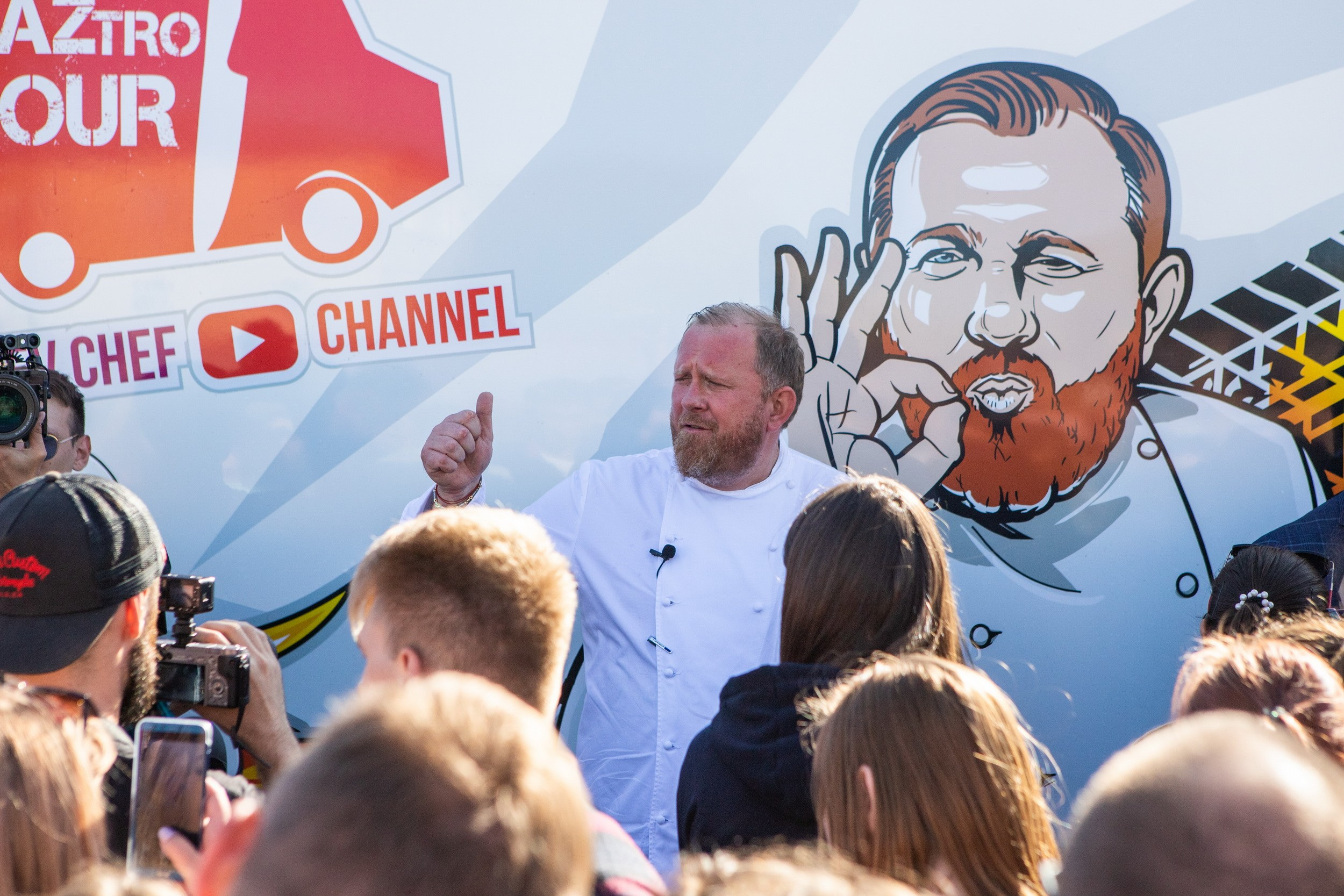 Константин Ивлев приехал в Тулу в рамках гастрономического тура (28 августа 2019). Репортажный фотограф Алексей Пирязев