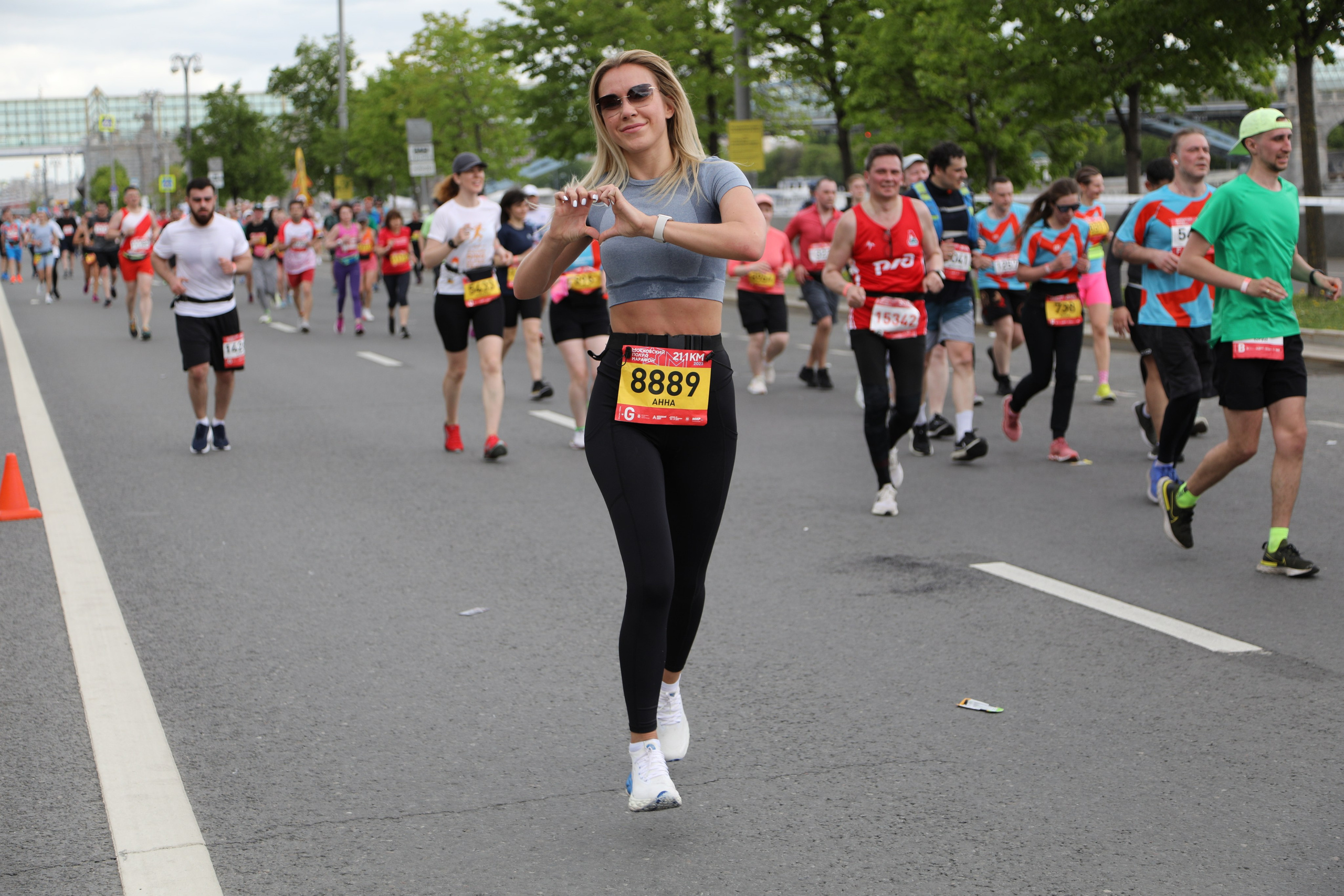 Московский полумарафон, 14 мая 2023 года. Фотограф Сергей Ловкий