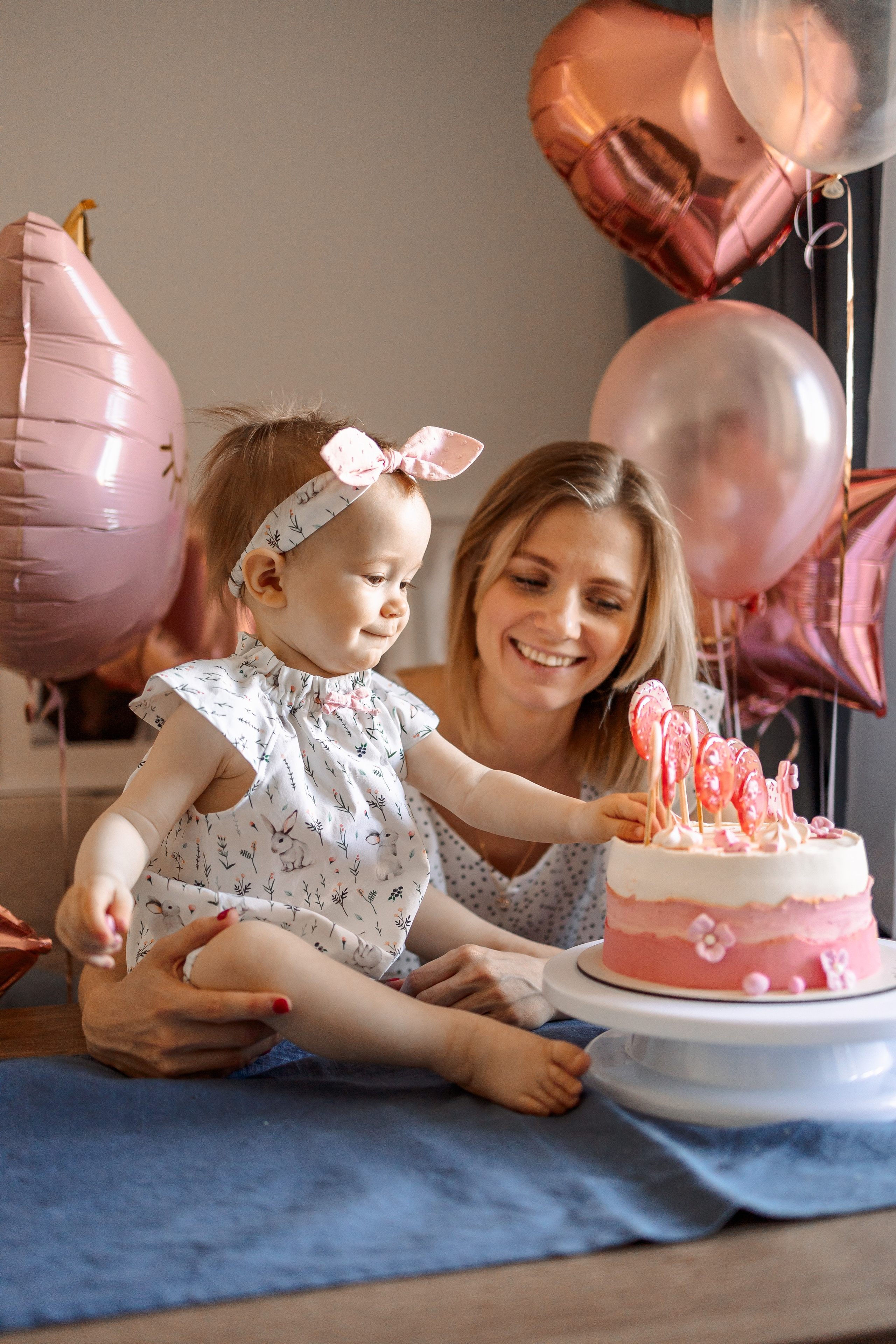 Первый день рождения малышки. Семейный Фотограф в Москве Евгения Симоненко