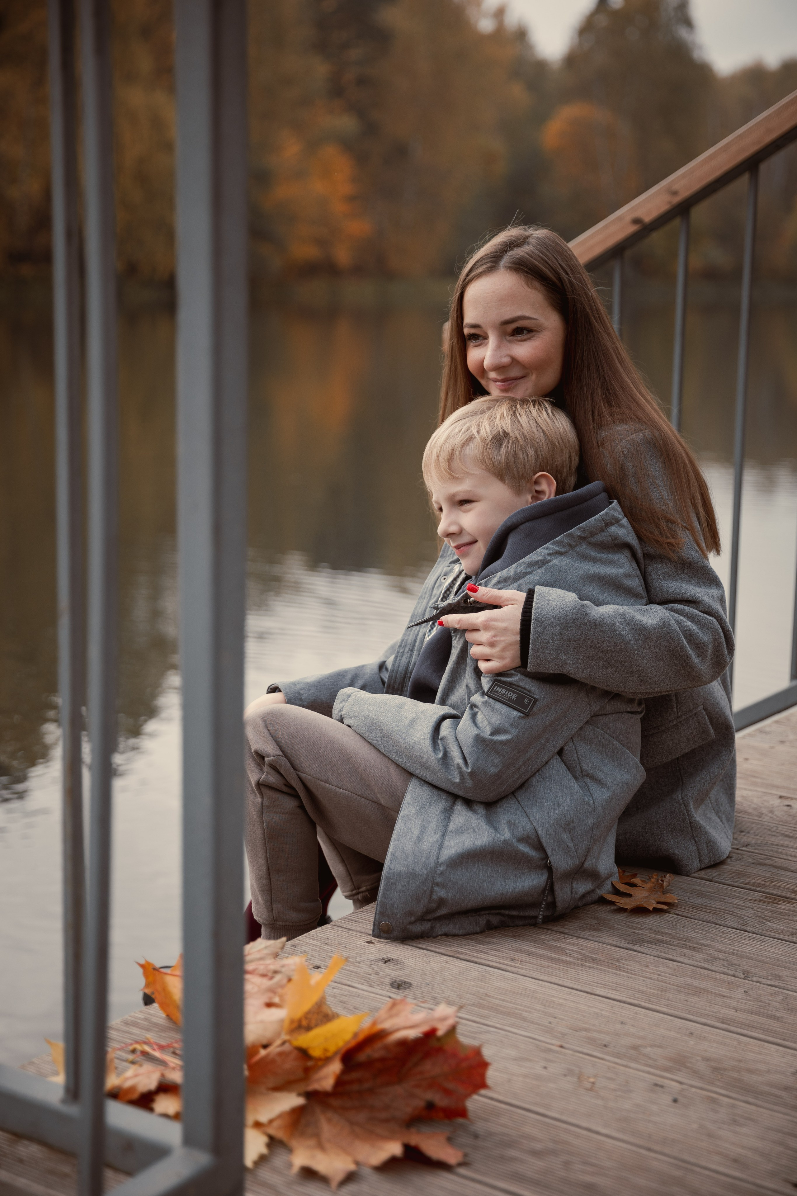 Осенняя прогулка с сыном. Индивидуальный и семейный фотограф Ирина Москвичёва