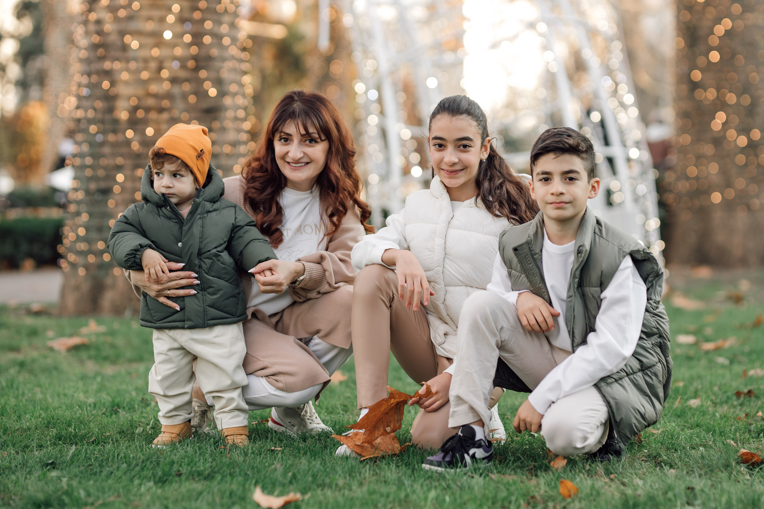 Мама и трое деток, фотосессия в день матери. Фотохудожник Наталия Кирсанова