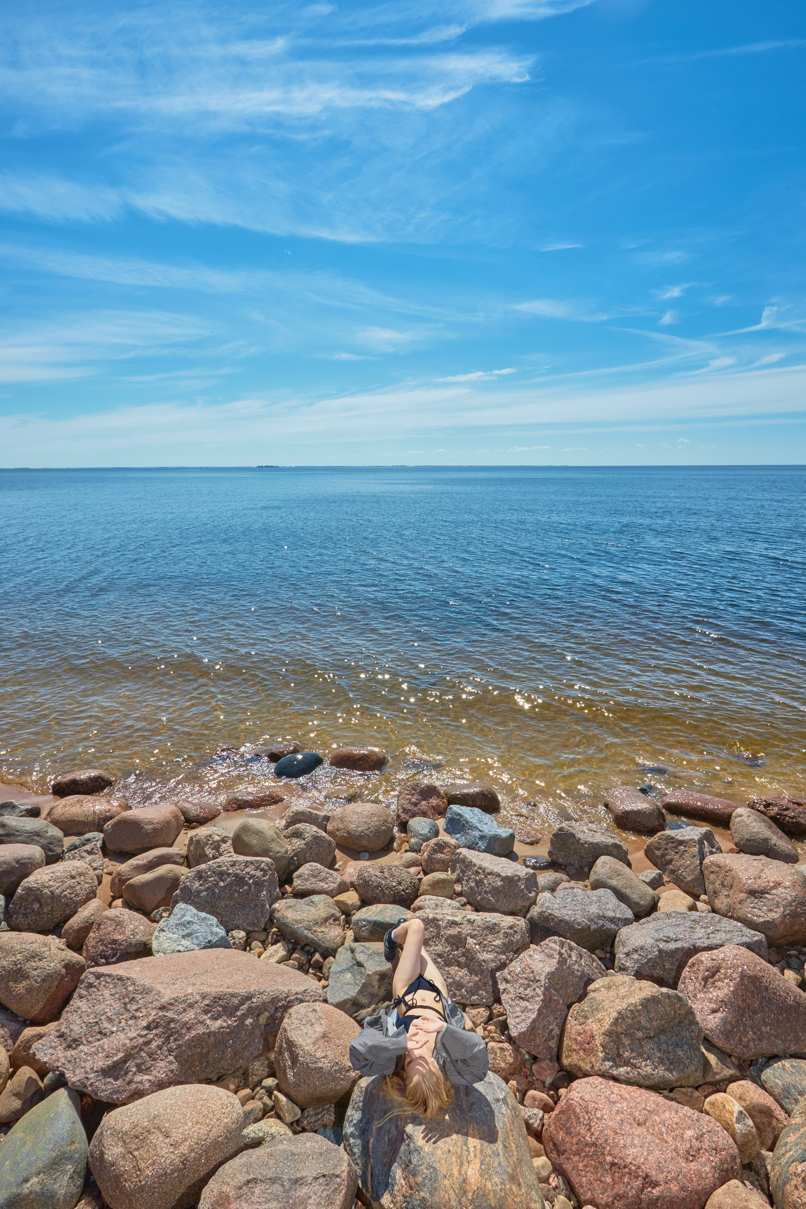 Съёмка на Финском заливе. Одежда из Санкт-Петербурга СИНИОКО