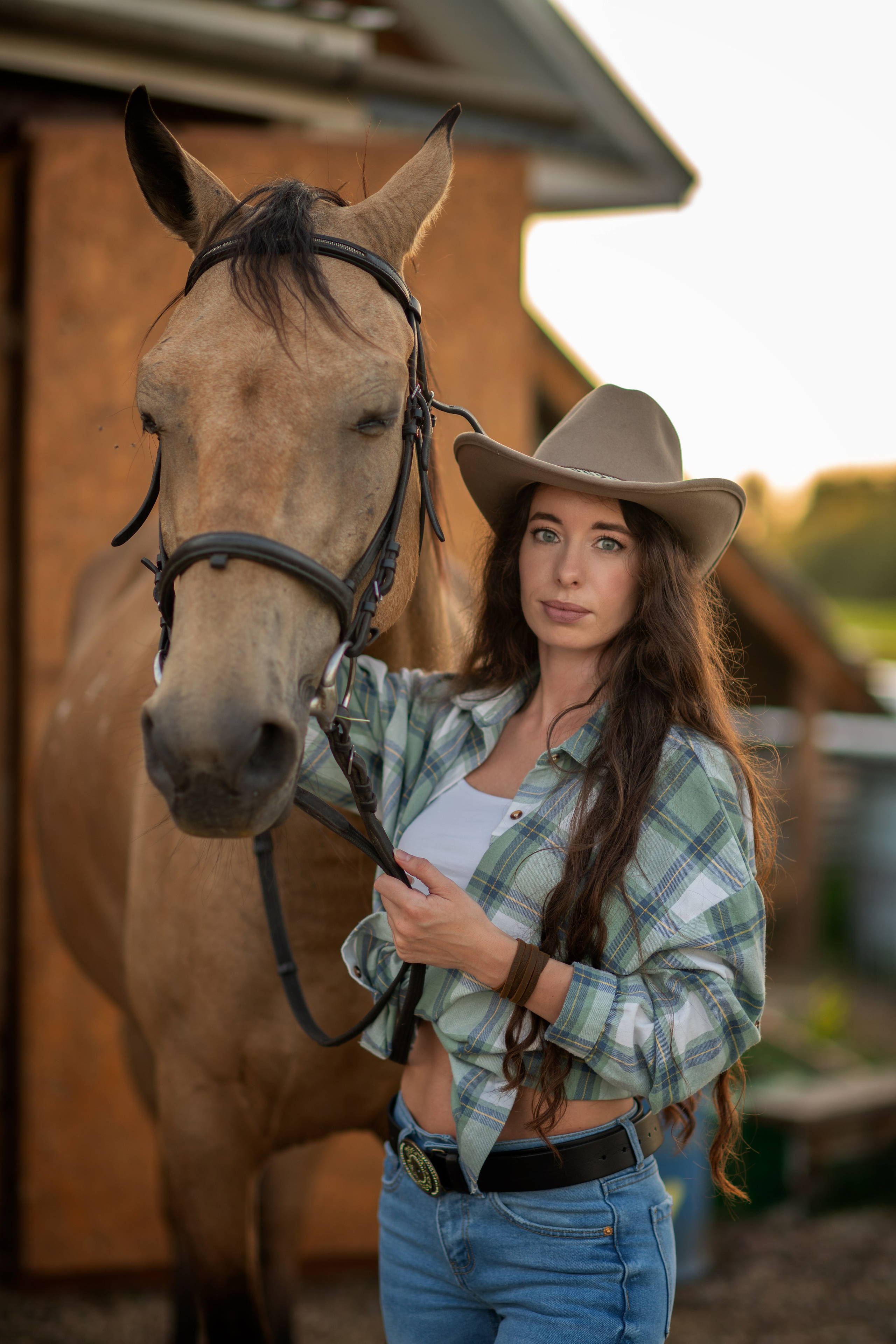 Фотосессия девушка ковбой. Фотограф Андрей Солод. Арзамас
