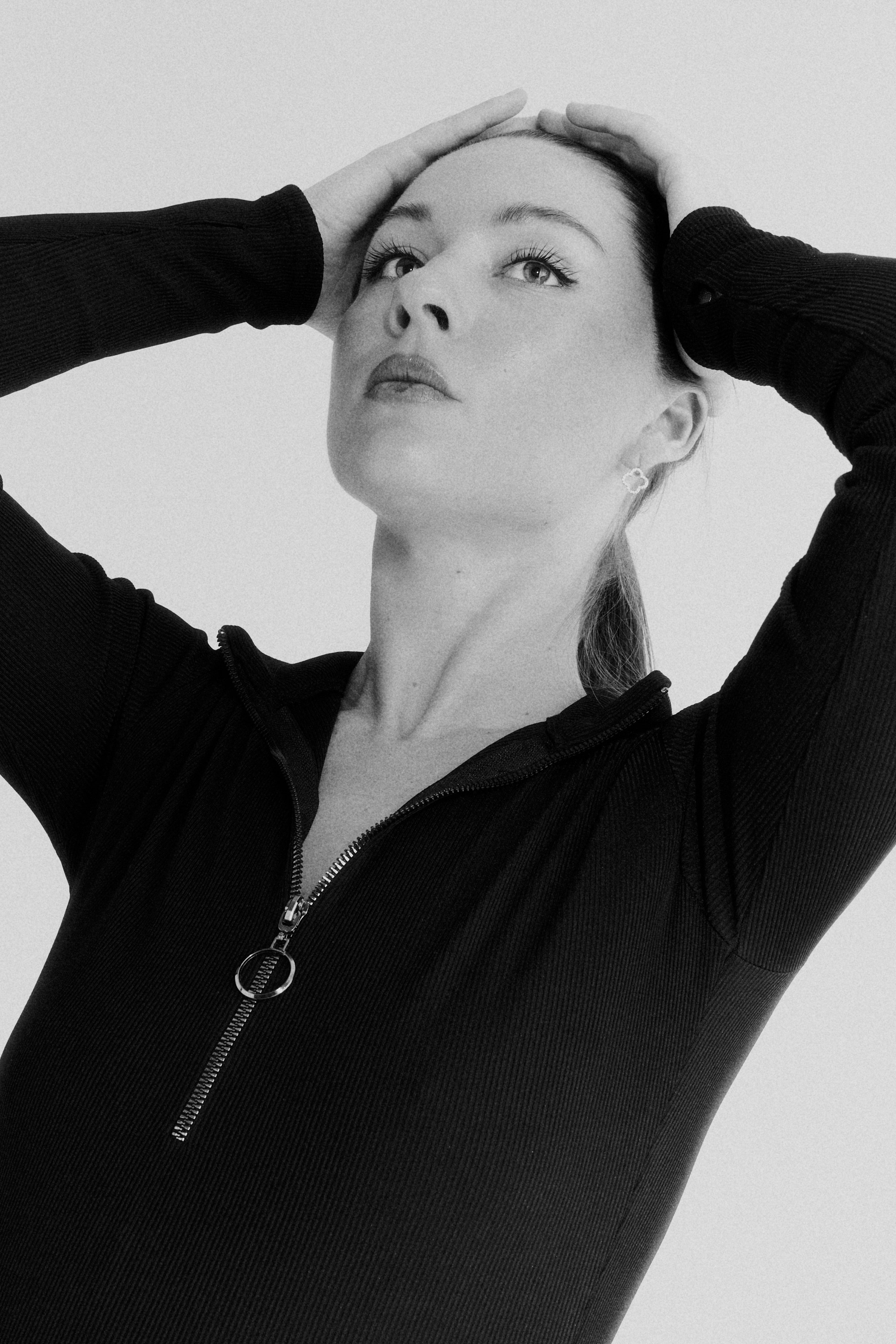 Ч/б фотосессия для Риты