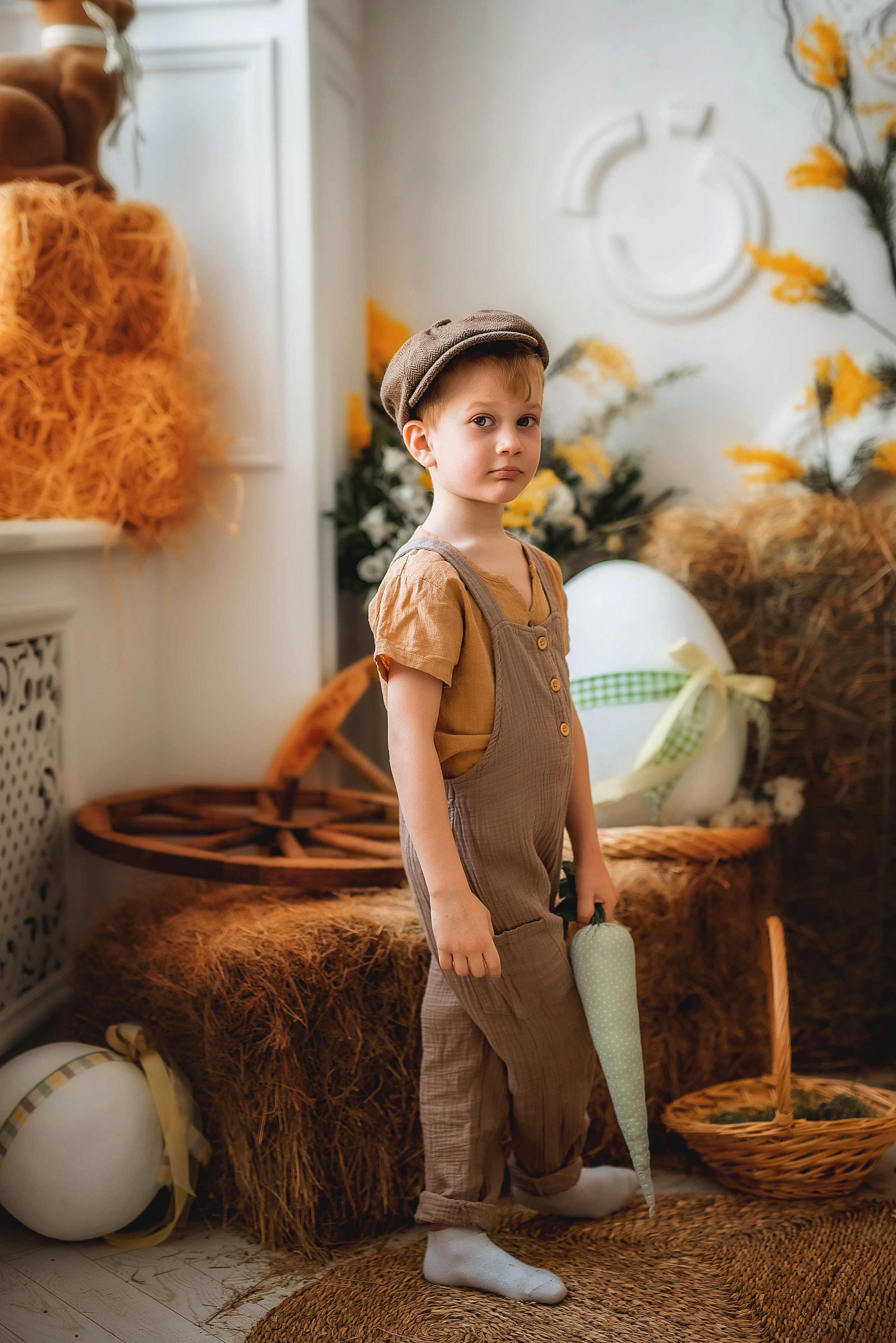 Пасхальная фотосессия с козленком. Семейный, детский фотограф в Воронеже Анна Никитина