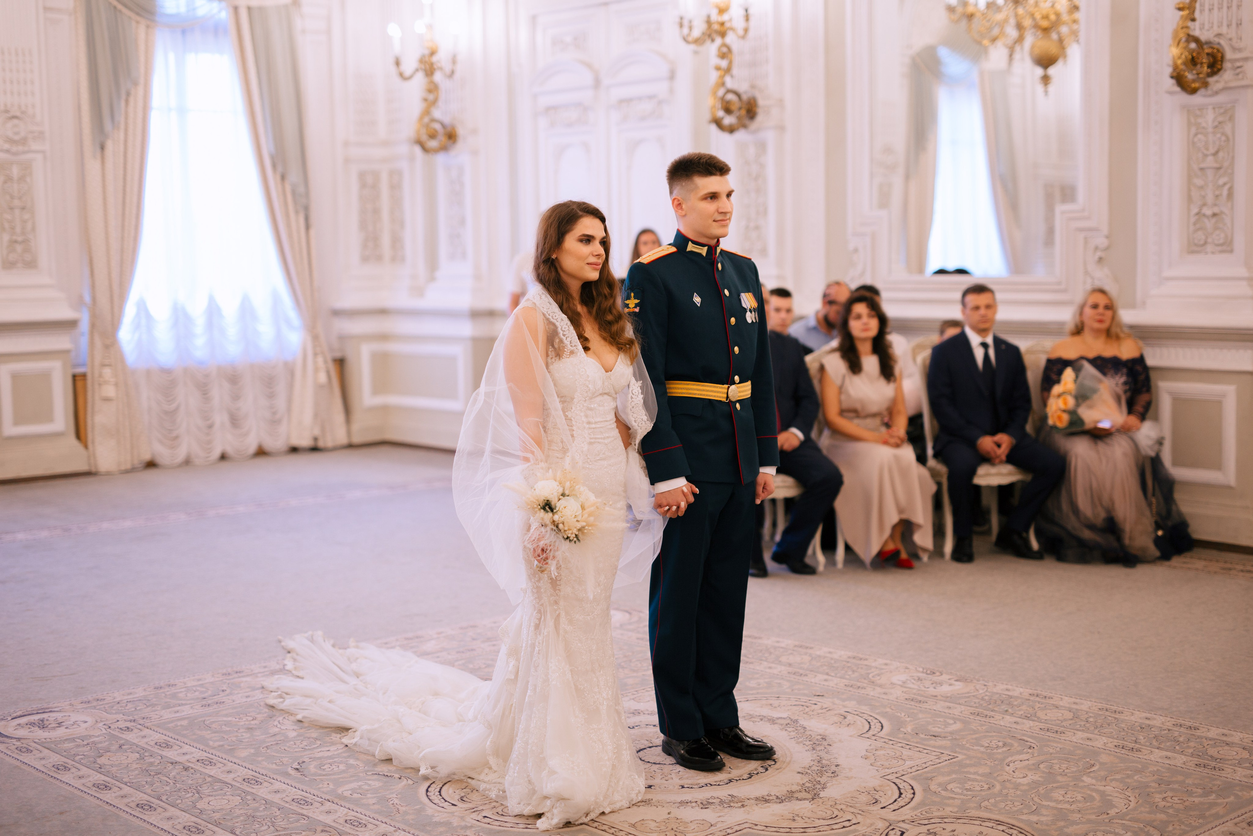 Роспись в I Дворце, СПб. Портретный и репортажный фотограф в Санкт-Петербурге Елизавета Я