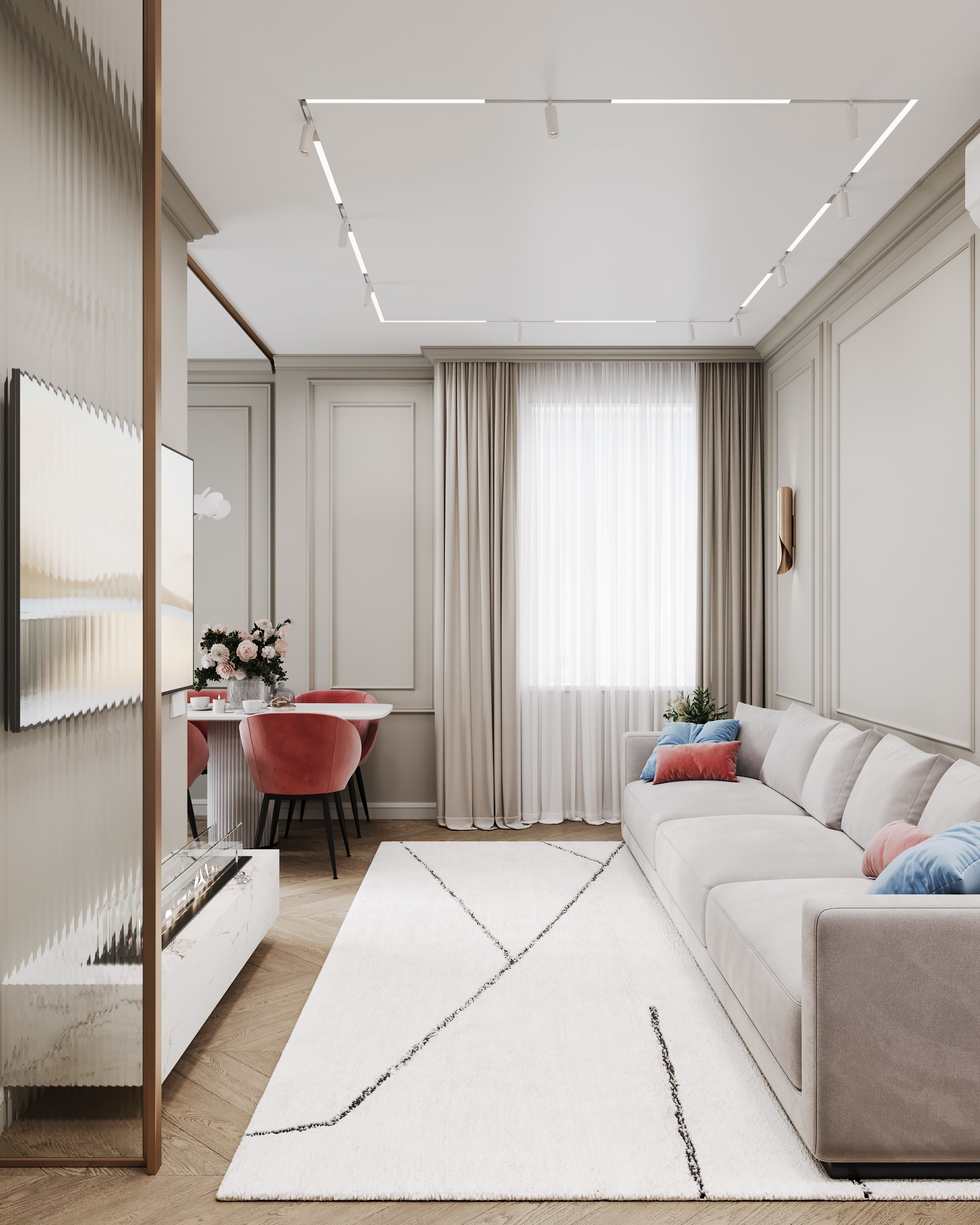 Color Classic. Дизайн интерьера | 3D визуализация | Миланская Марина