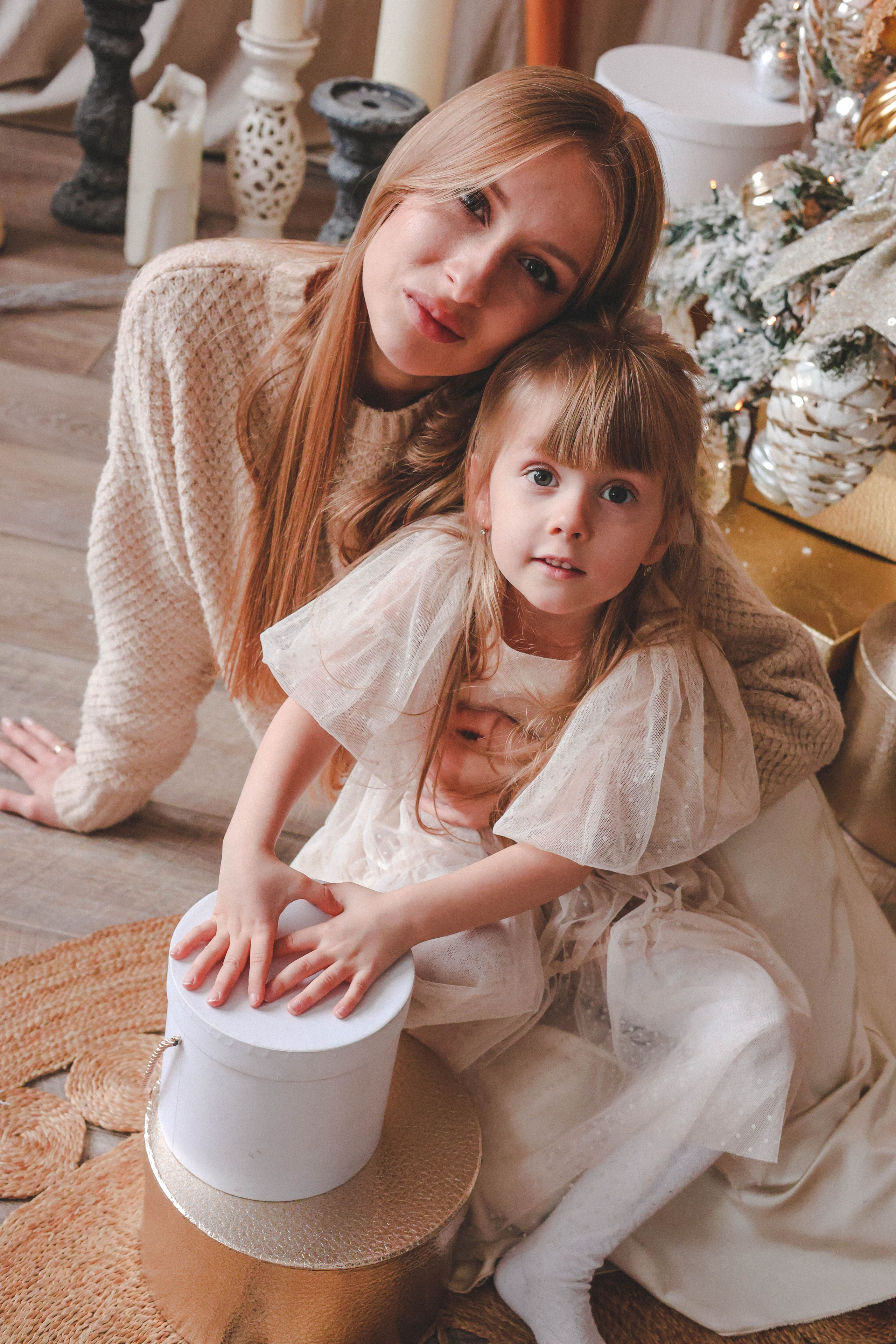 Новогодняя история «Кира и ее семья». Фотограф в Москве Анастасия Калинина