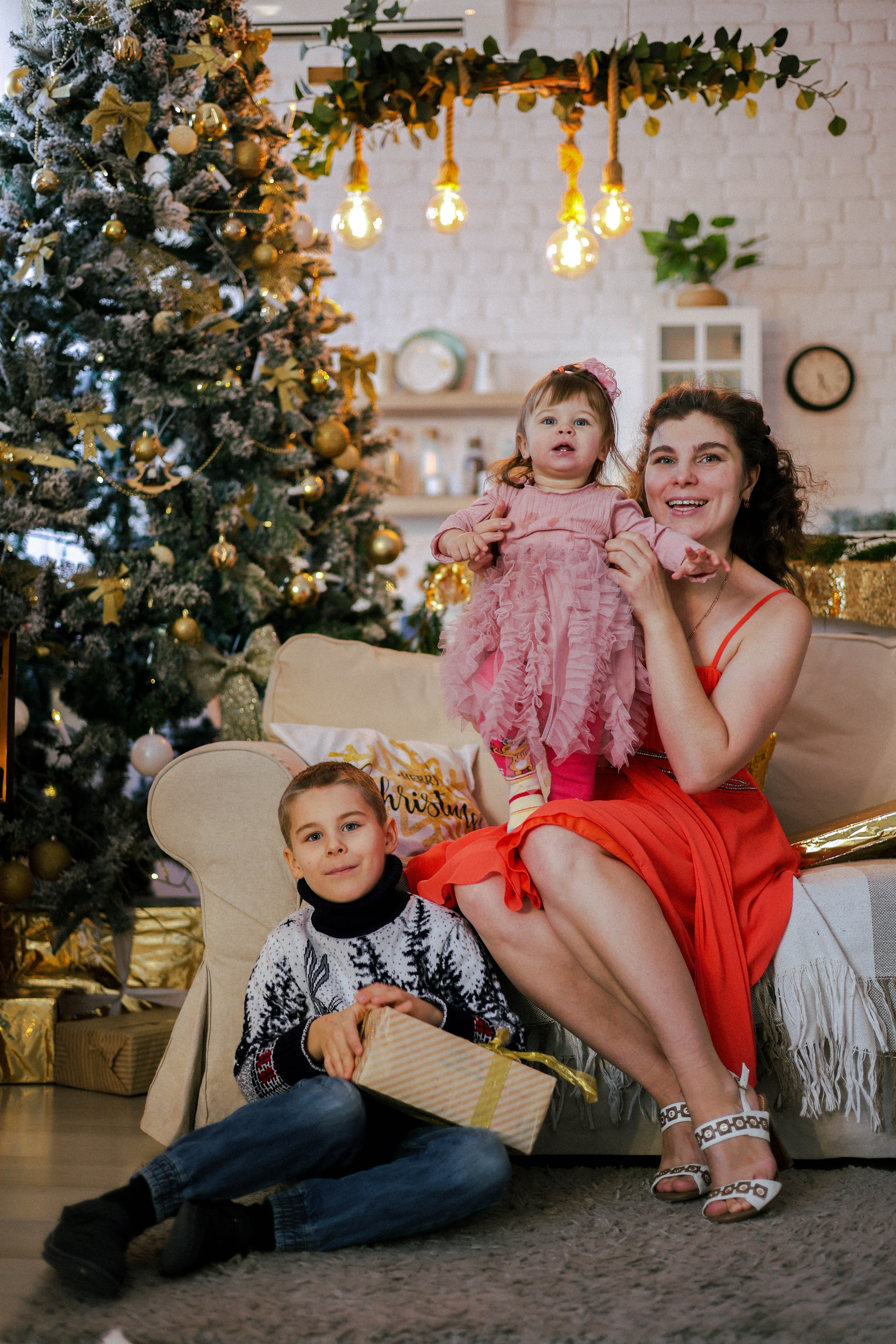 Новогодняя история «Нелля и ее семья». Фотограф в Москве Анастасия Калинина