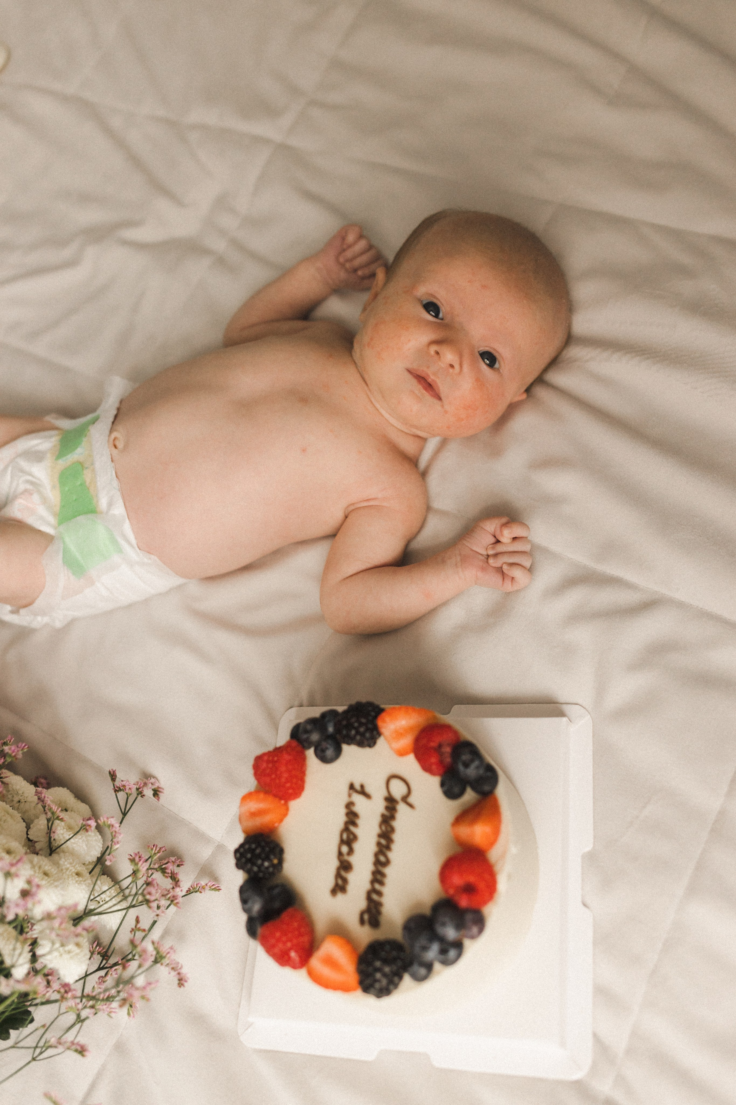 Самый первый месяц жизни. Семейный фотограф в Москве