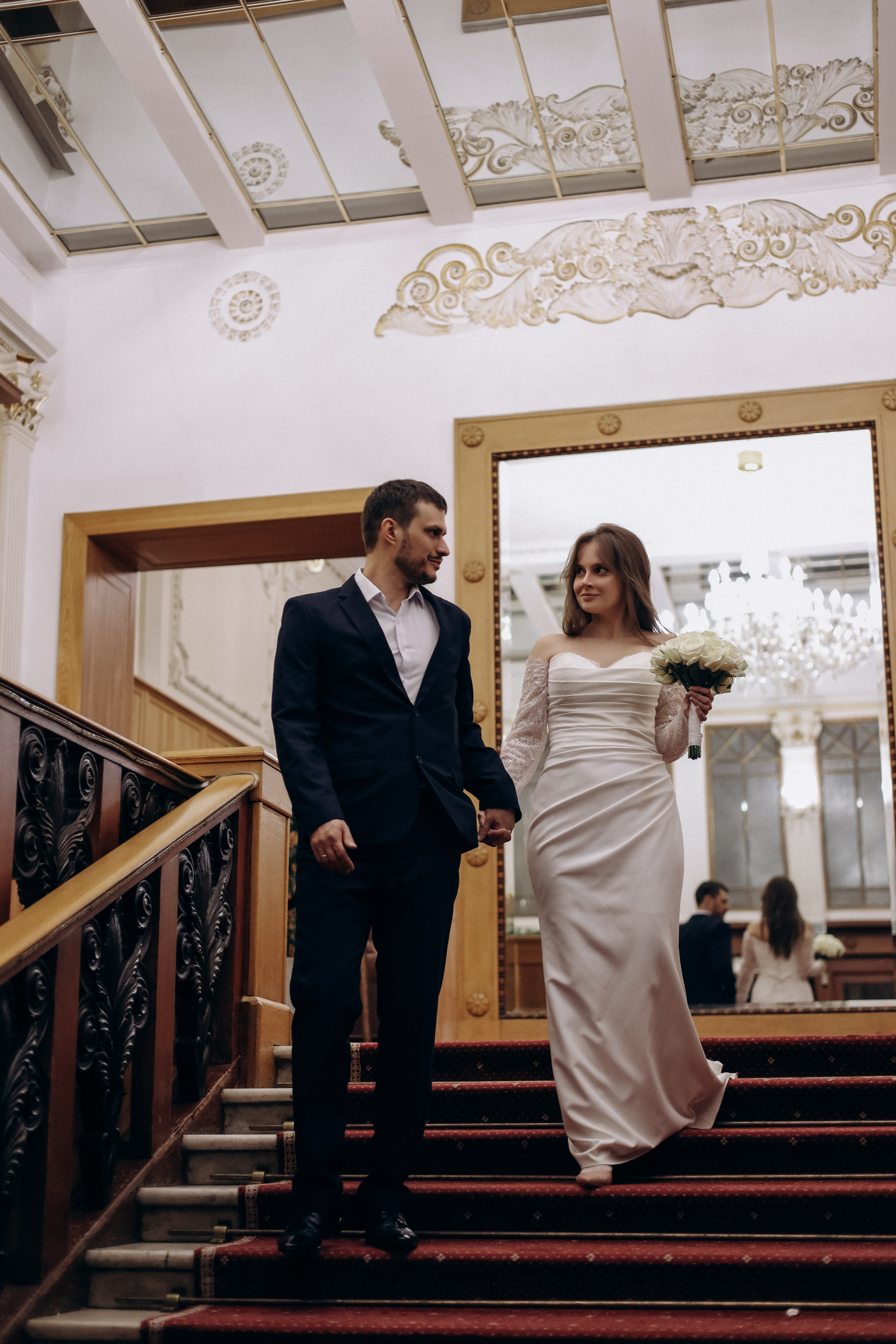 Ира и Денис. Амбассадори + Грибоедовский. Диана Чечель. Свадебный и семейный фотограф в Москве