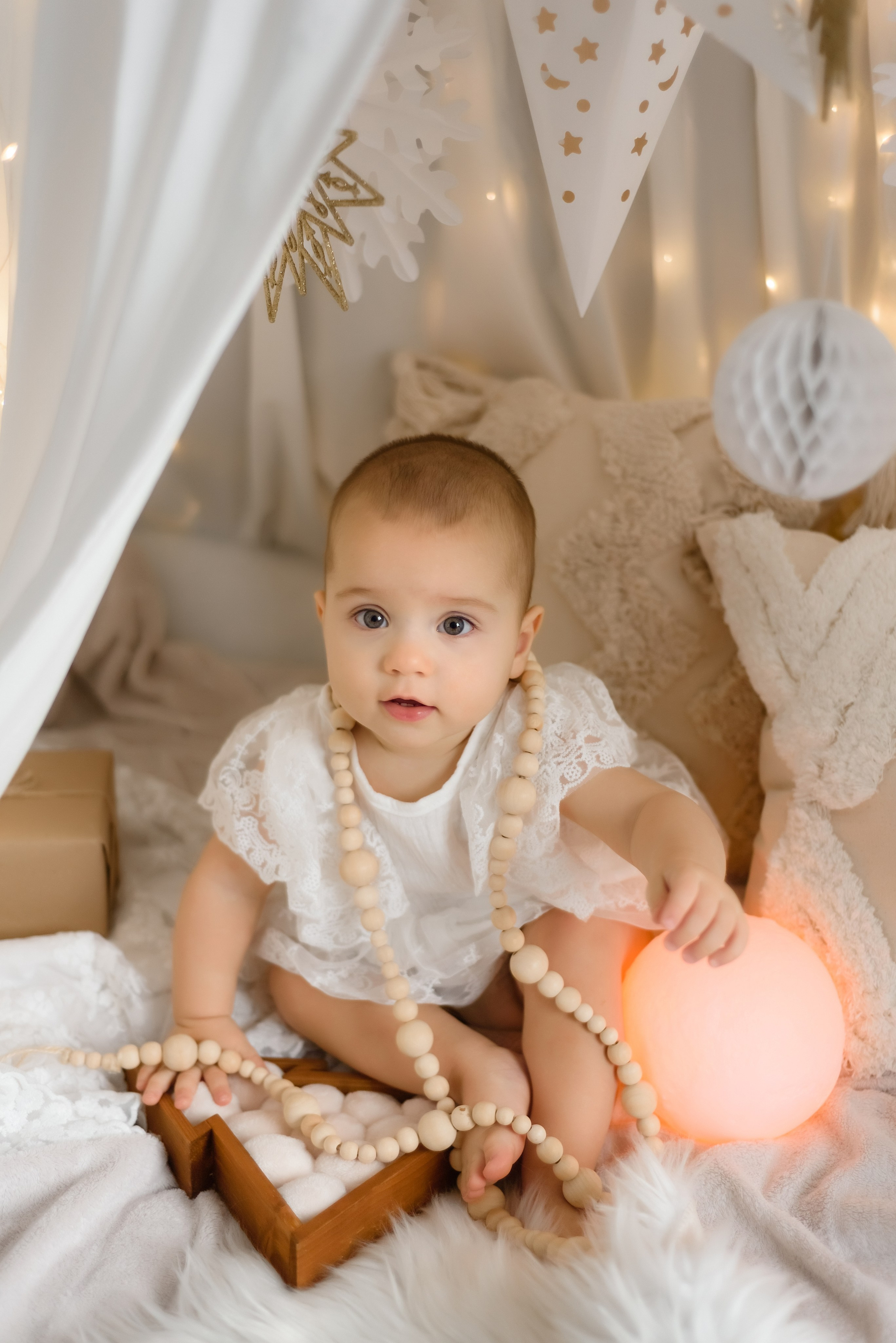 Новогодняя фотосессия «Сказочный шатер» Милана и Дарина. Детский Фотограф |Фотограф на годик в Брянске Ирина Романова