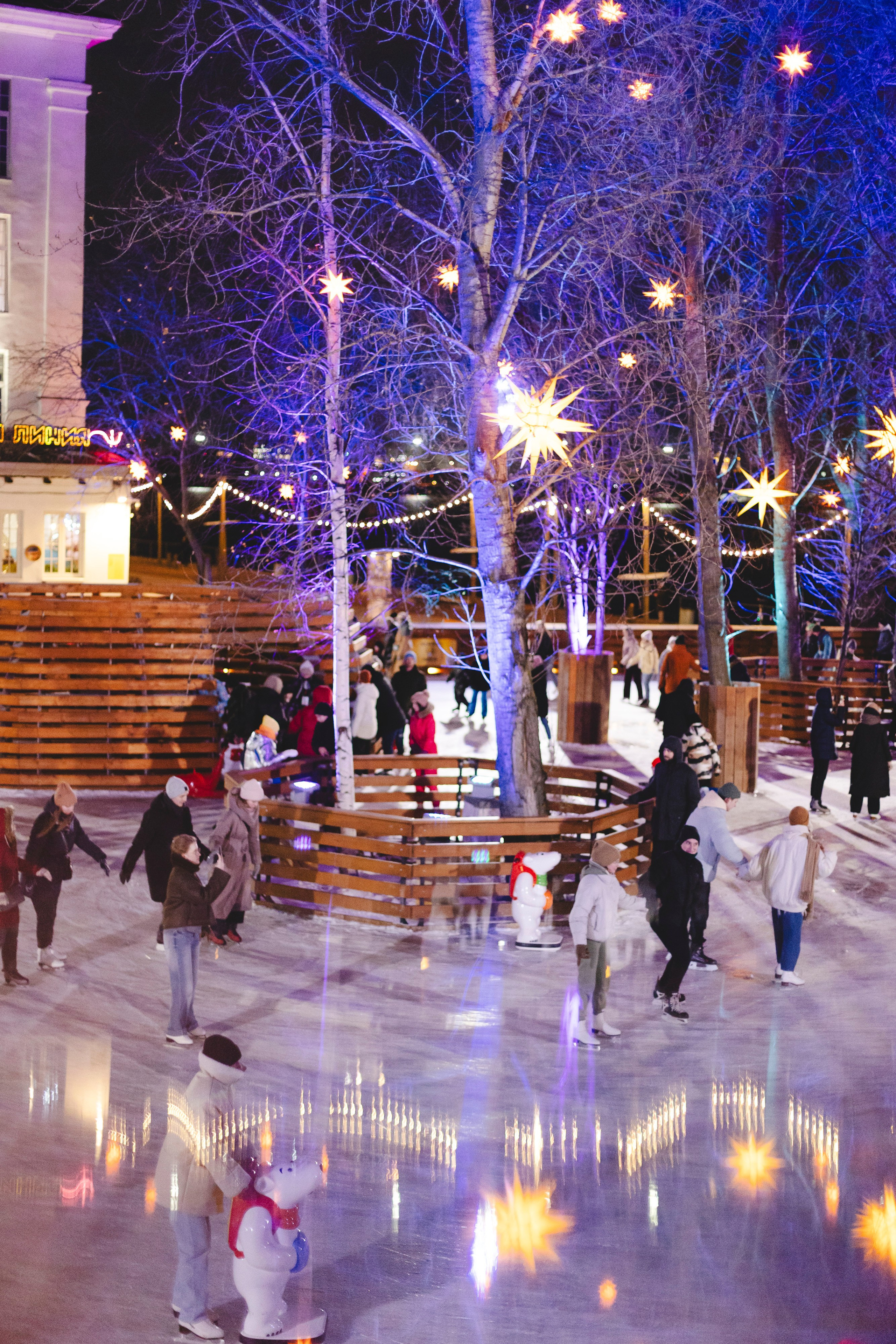Открытие катка Севкабель Порт. Репортажный фотограф в Санкт-Петербурге и Москве Мария Ежова