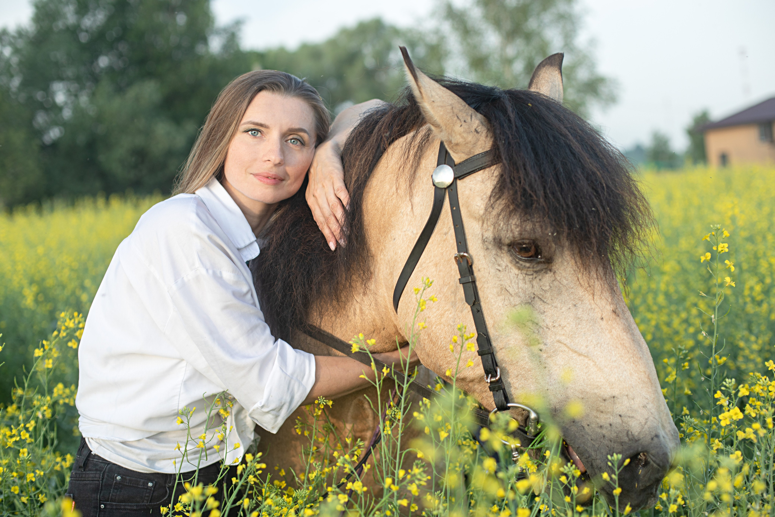 Выйти в лето в поле с конем. Видеограф и фотограф в Москве Анастасия Рябчикова