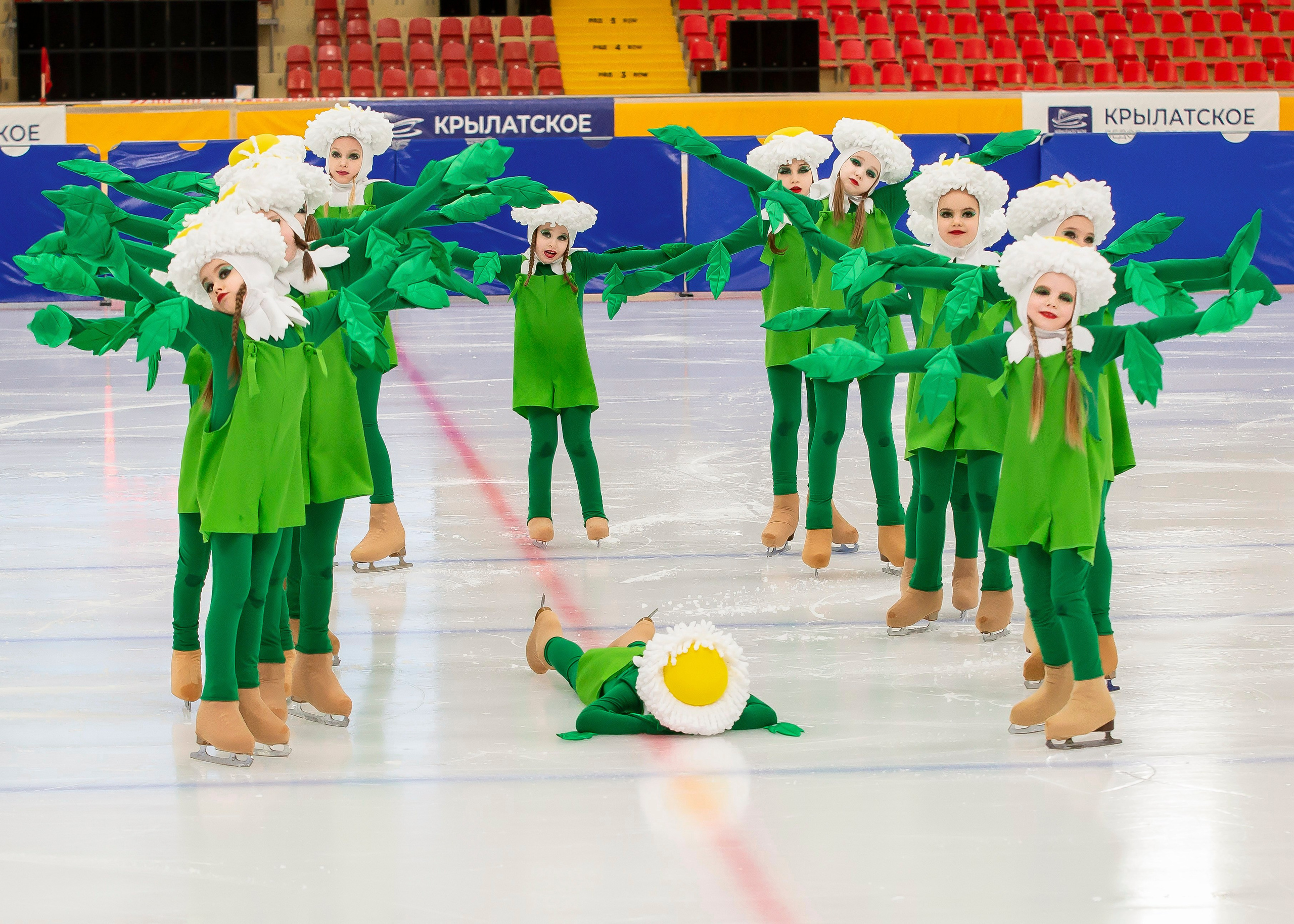Открытый кубок Московского спорта среди спортивных балетов на льду. Детский театр на льду «АЛЕКО». Репортажный фотограф в Москве