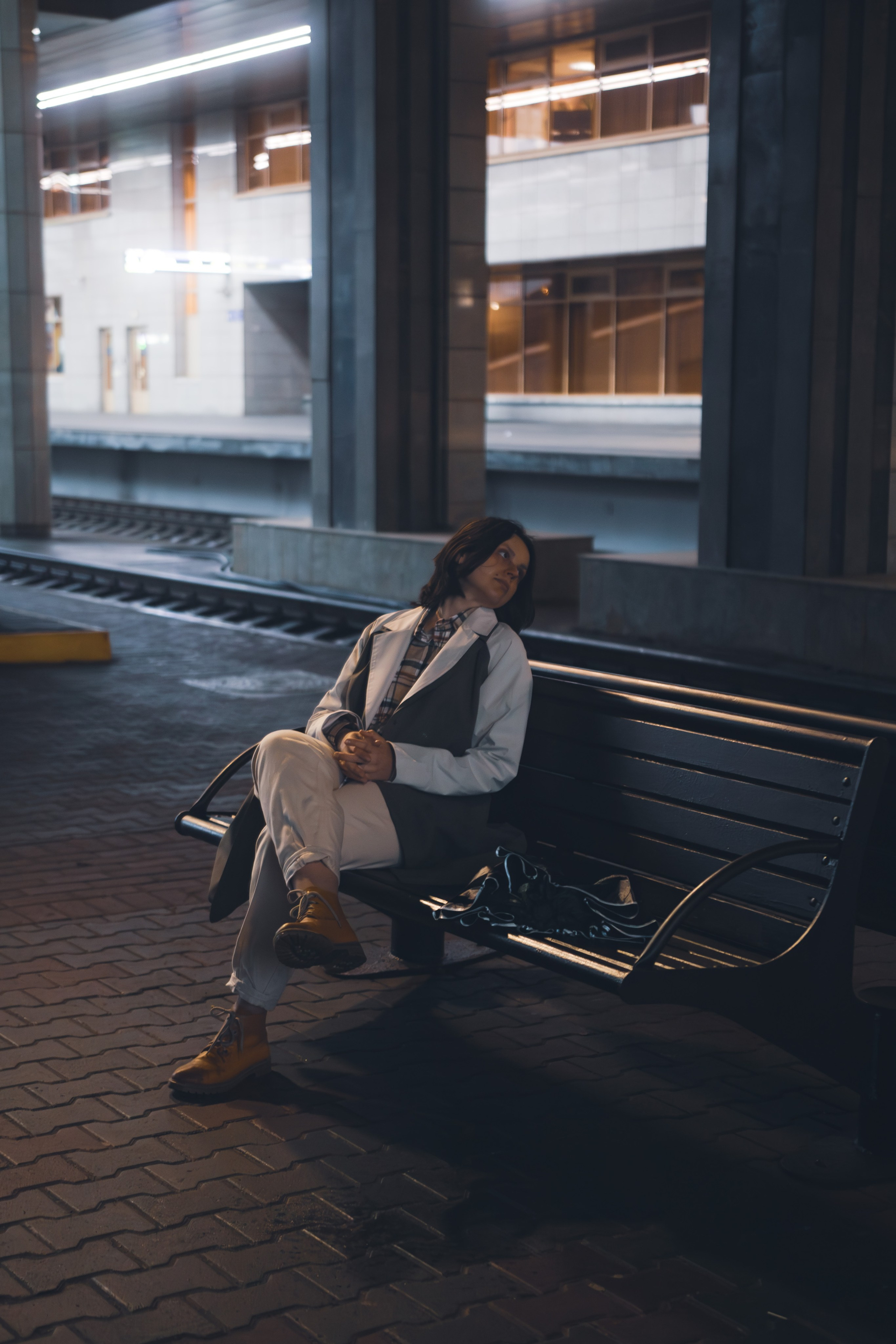 Фотосессия на вокзале