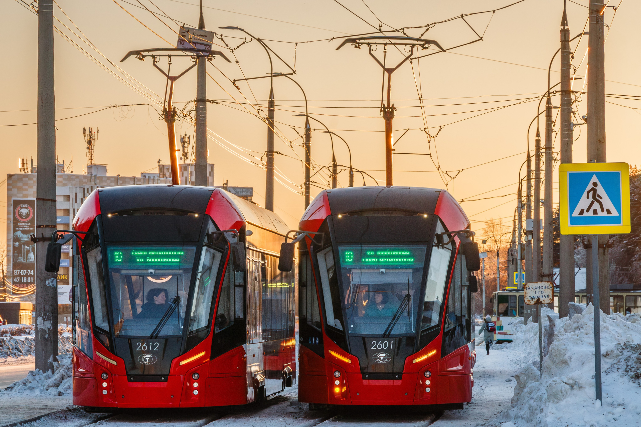 Трамвай 71-911ЕМ Львёнок. Ижевск