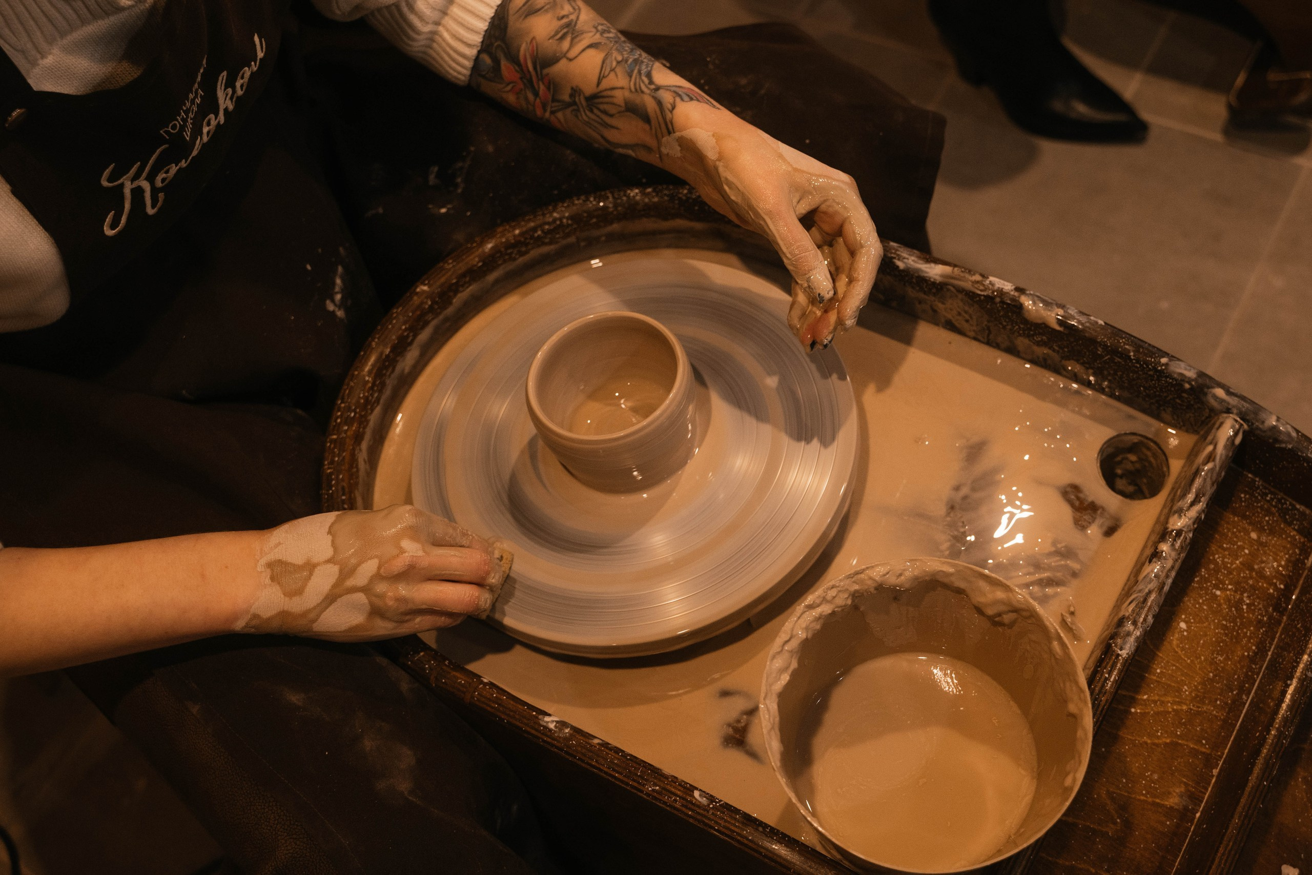 День рождения в гончарной мастерской. Свадебный, семейный фотограф в Рязани Лена Брант