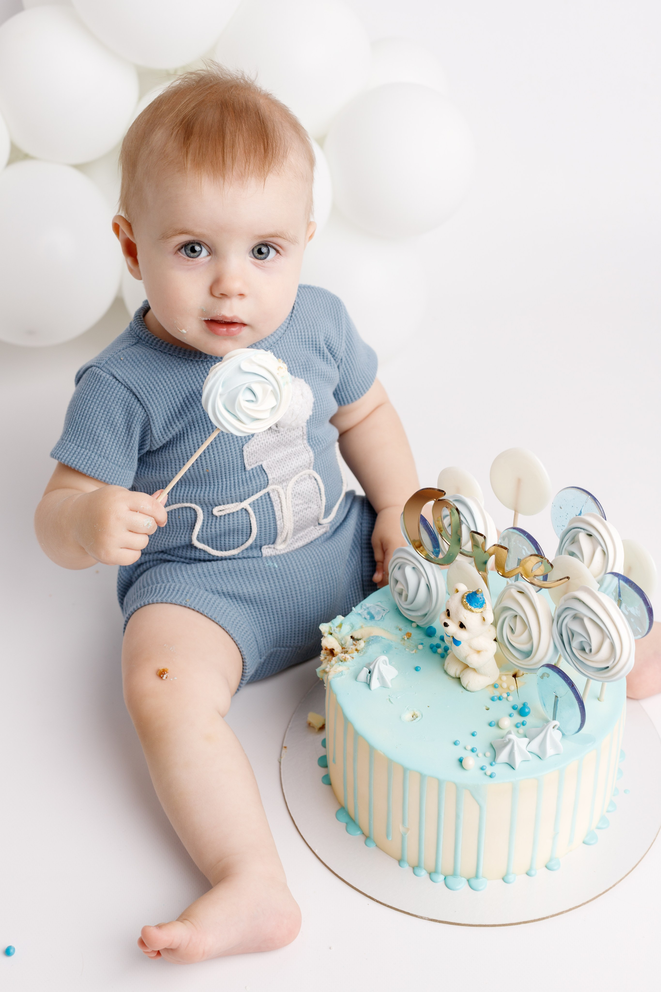 Влад «Первый тортик». Фотограф новорожденных в г. Оренбурге Екатерина Козлова