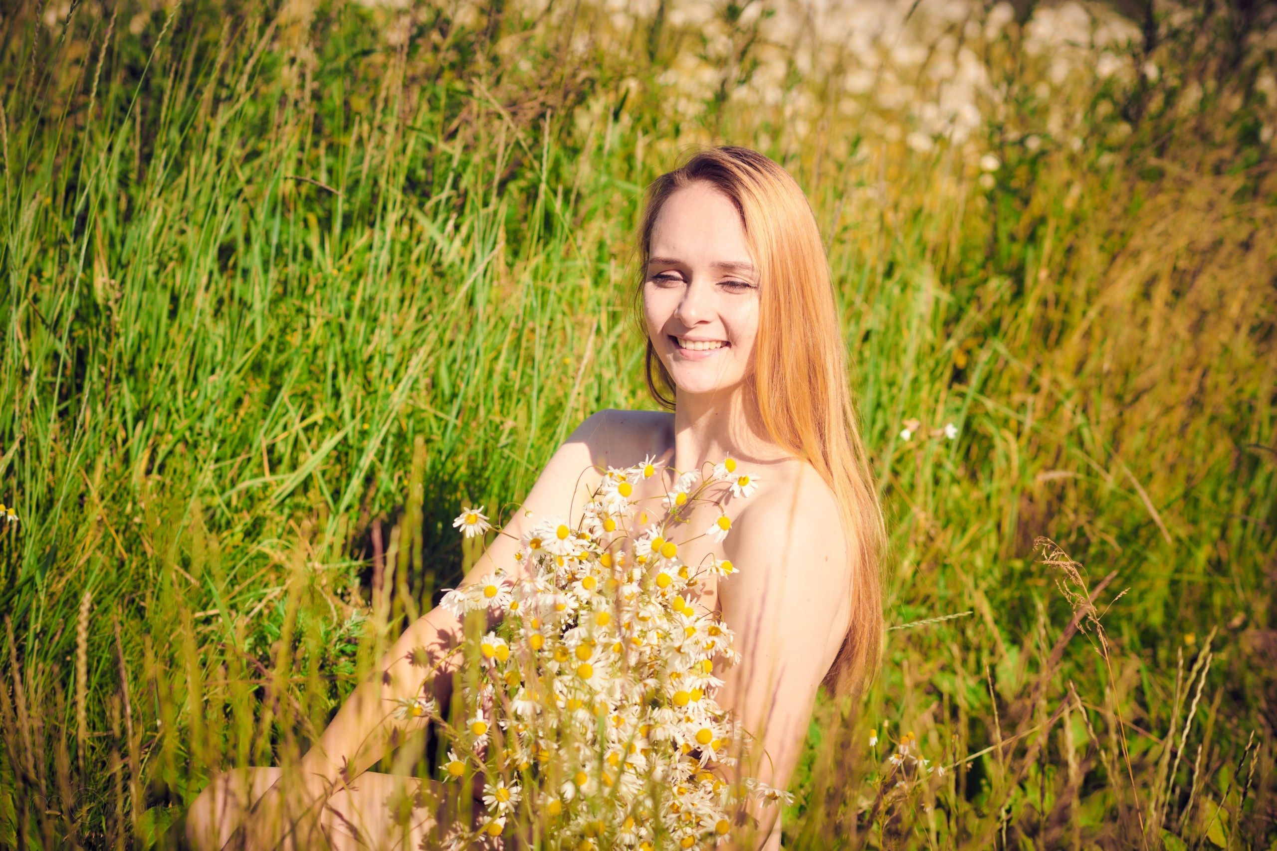 В ромашках. Фотограф Мария Оленева