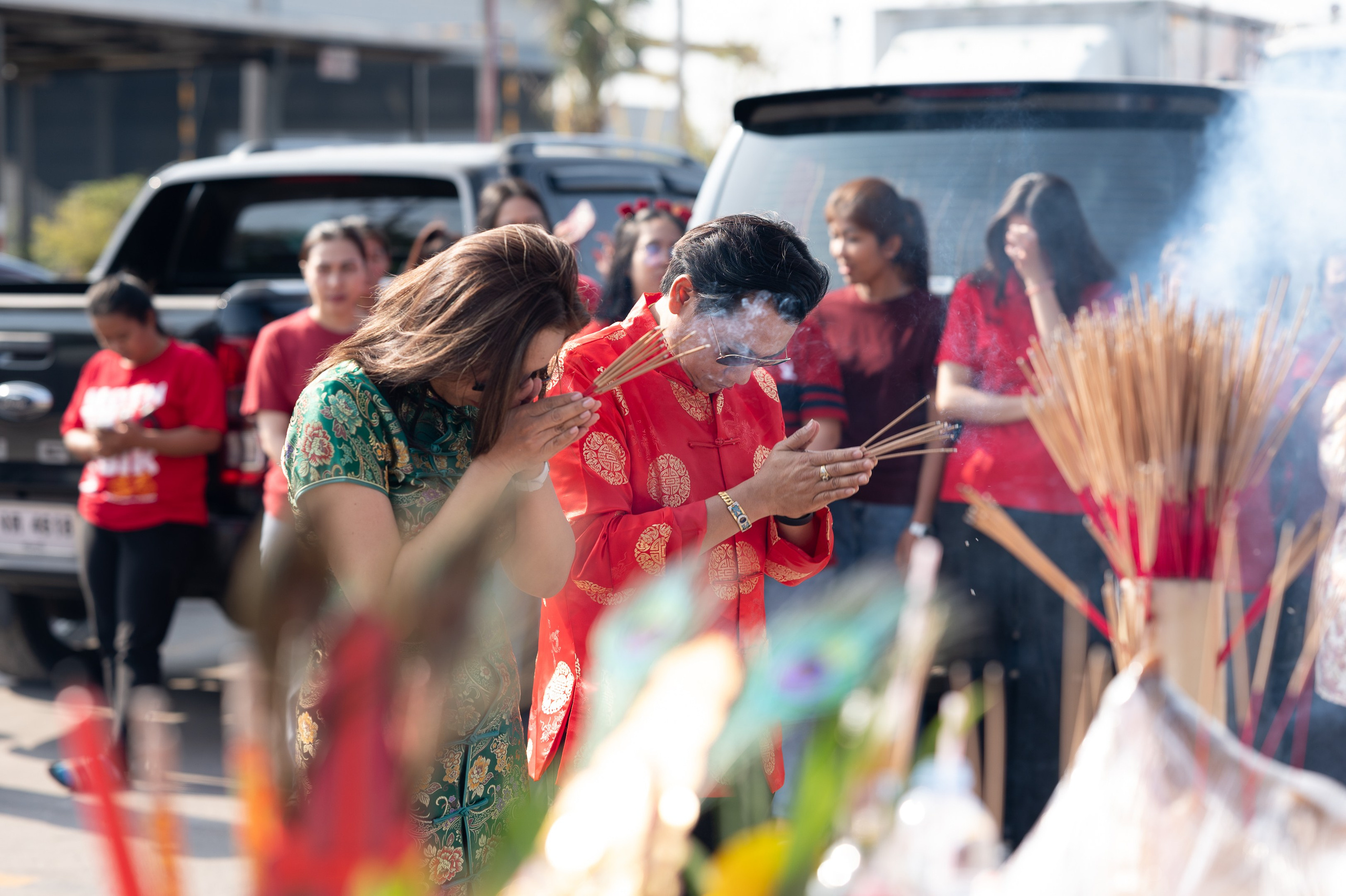 Китайский новый год в компании (Тайланд). Мир живой фотографии о Вас и для Вас