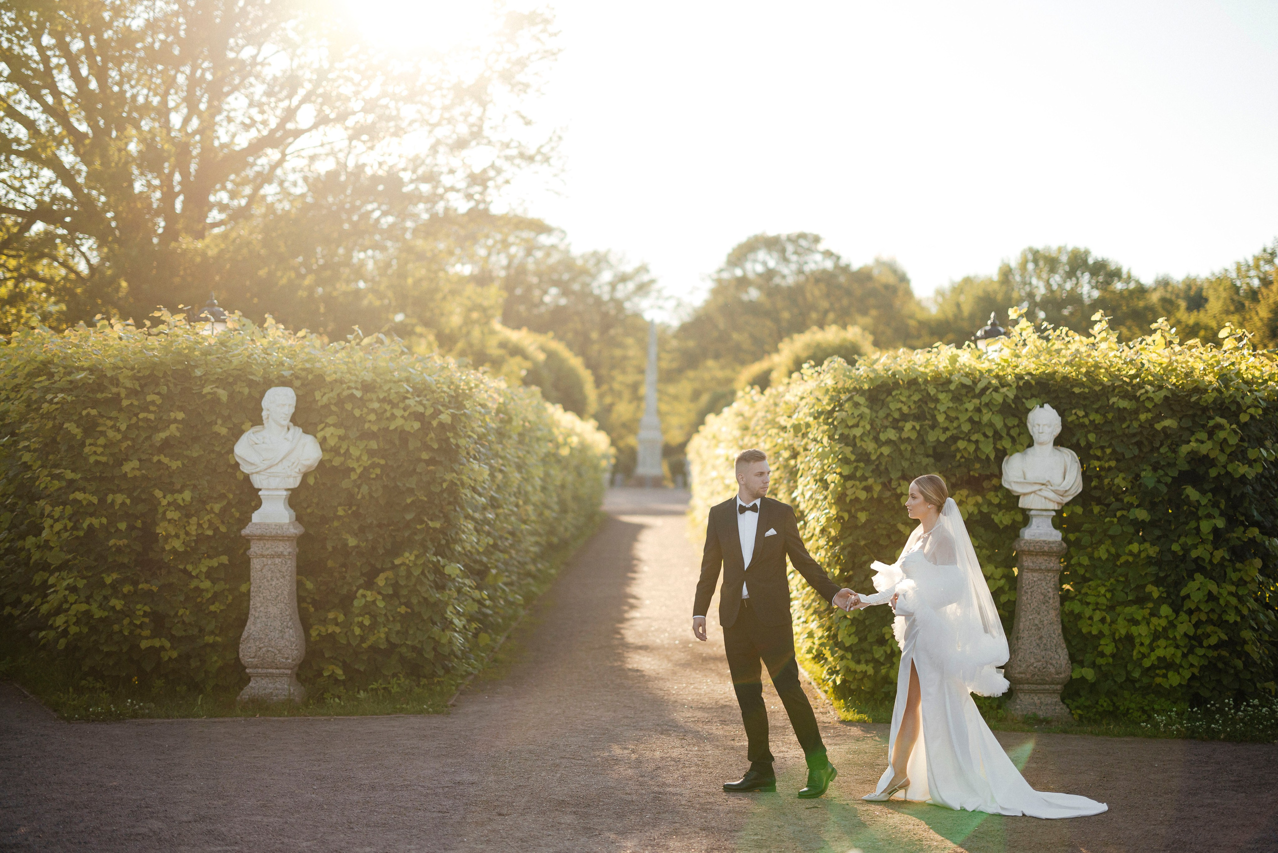 На закате. Свадебный фотограф в Москве