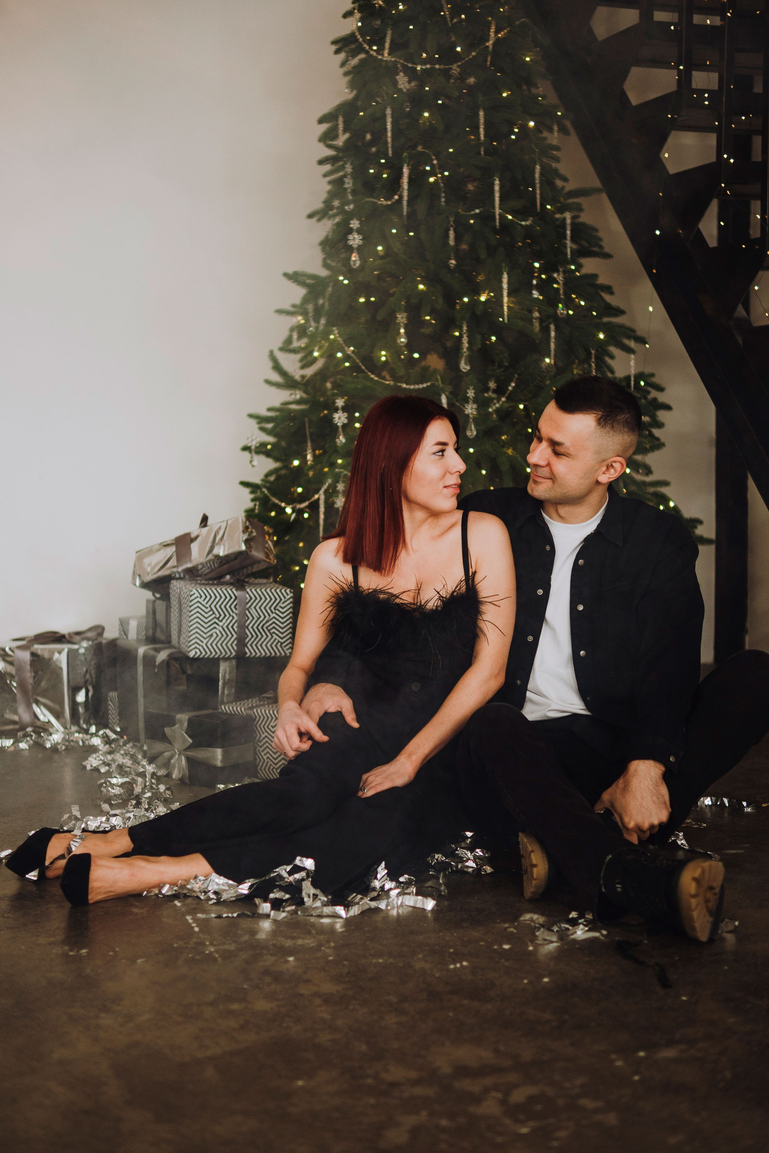 Новогодняя история Лёши и Лизы. Семейный и детский фотограф Анастасия Монченко